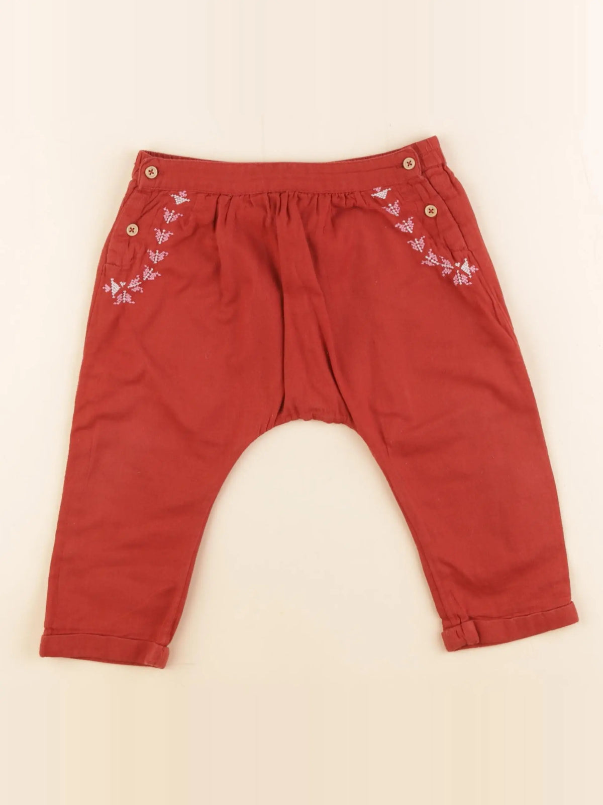 GAP - sarouel orange - 18 mois