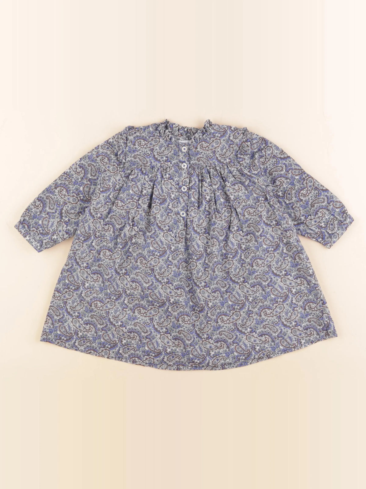 Boutchou - robe bleu - 9 mois