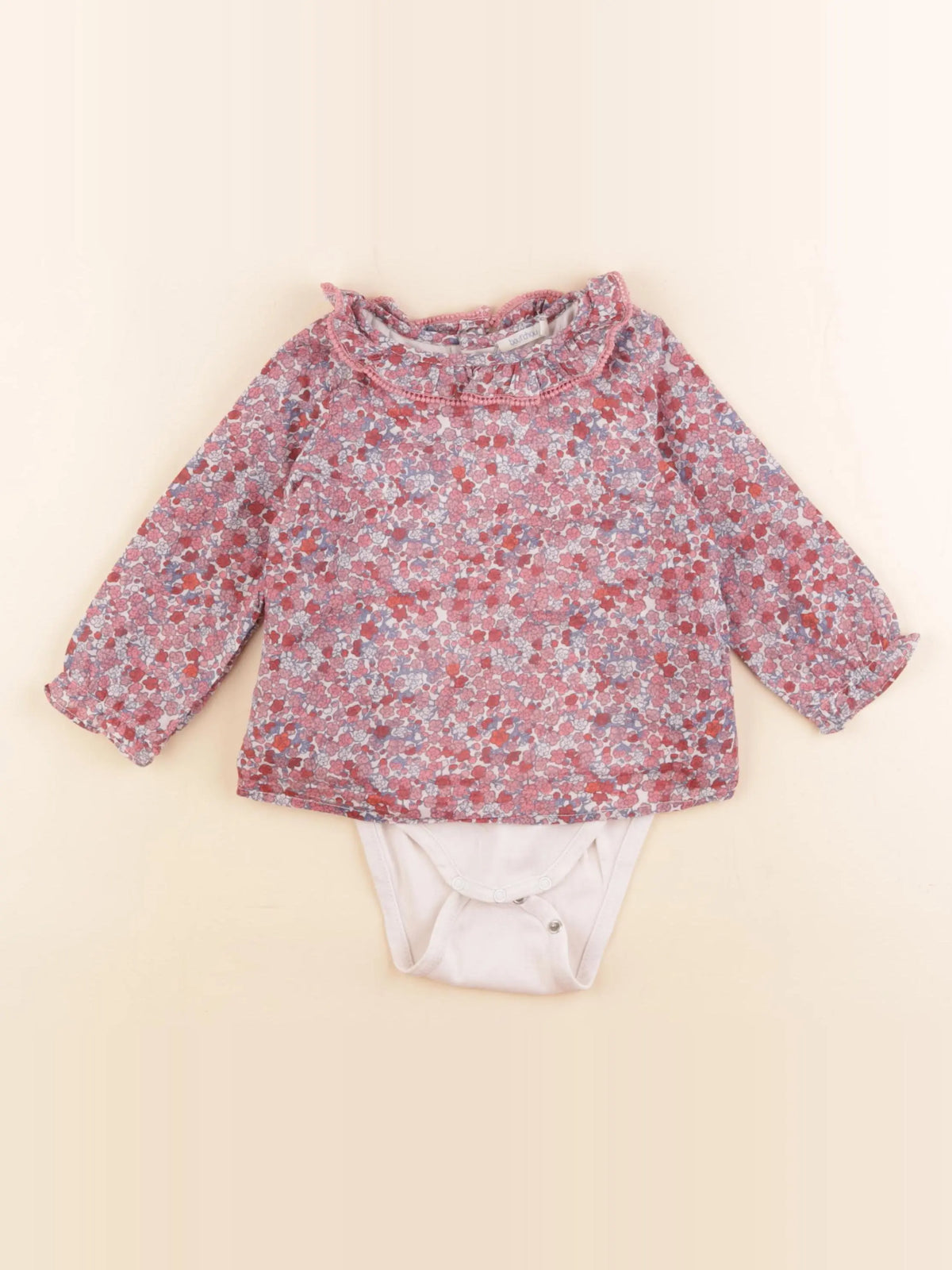Boutchou - body blouse rose - 18 mois