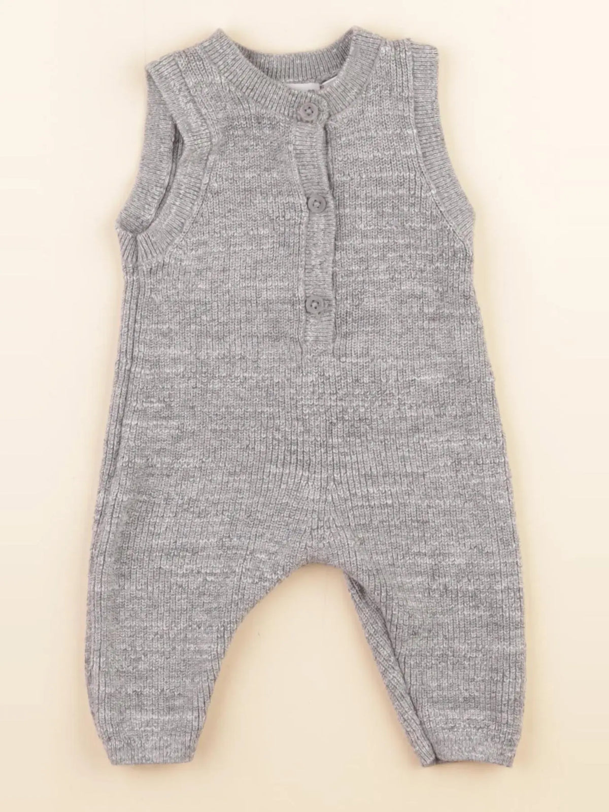 Zara - combinaison gris - 1/3 mois