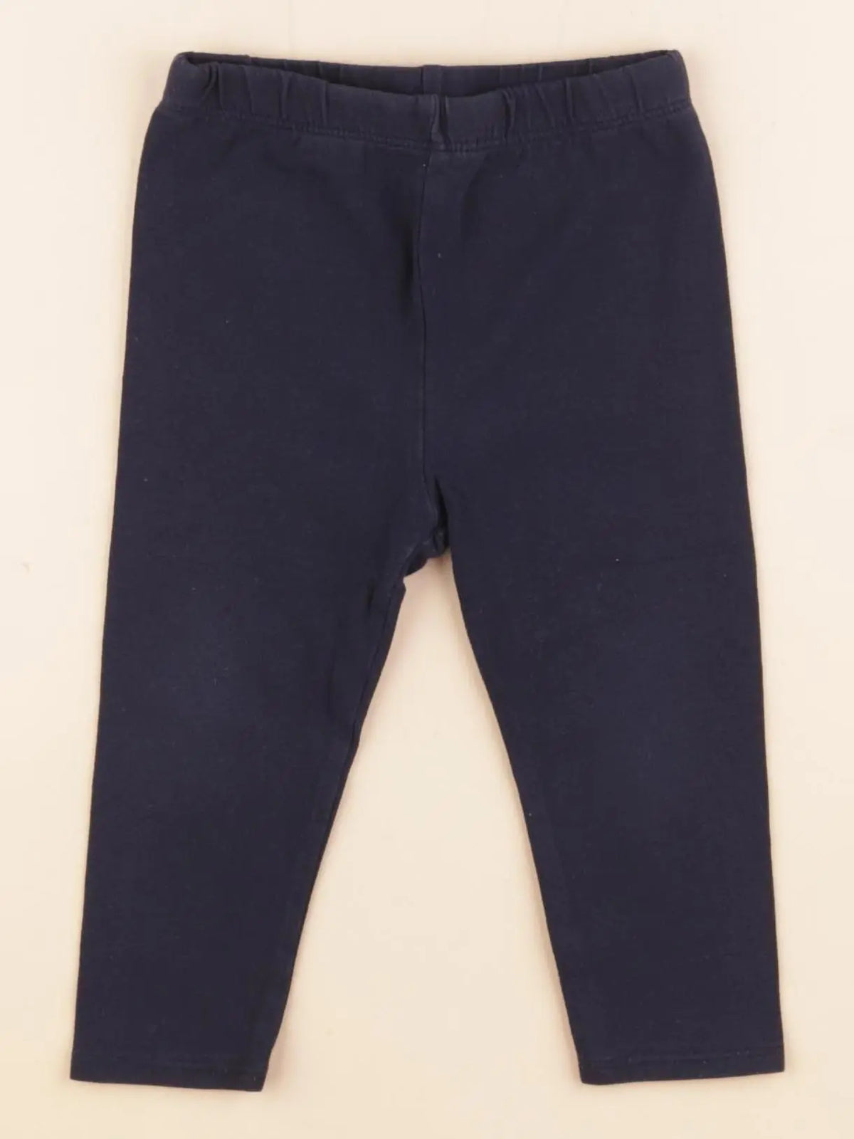 Vertbaudet - legging bleu - 12 mois