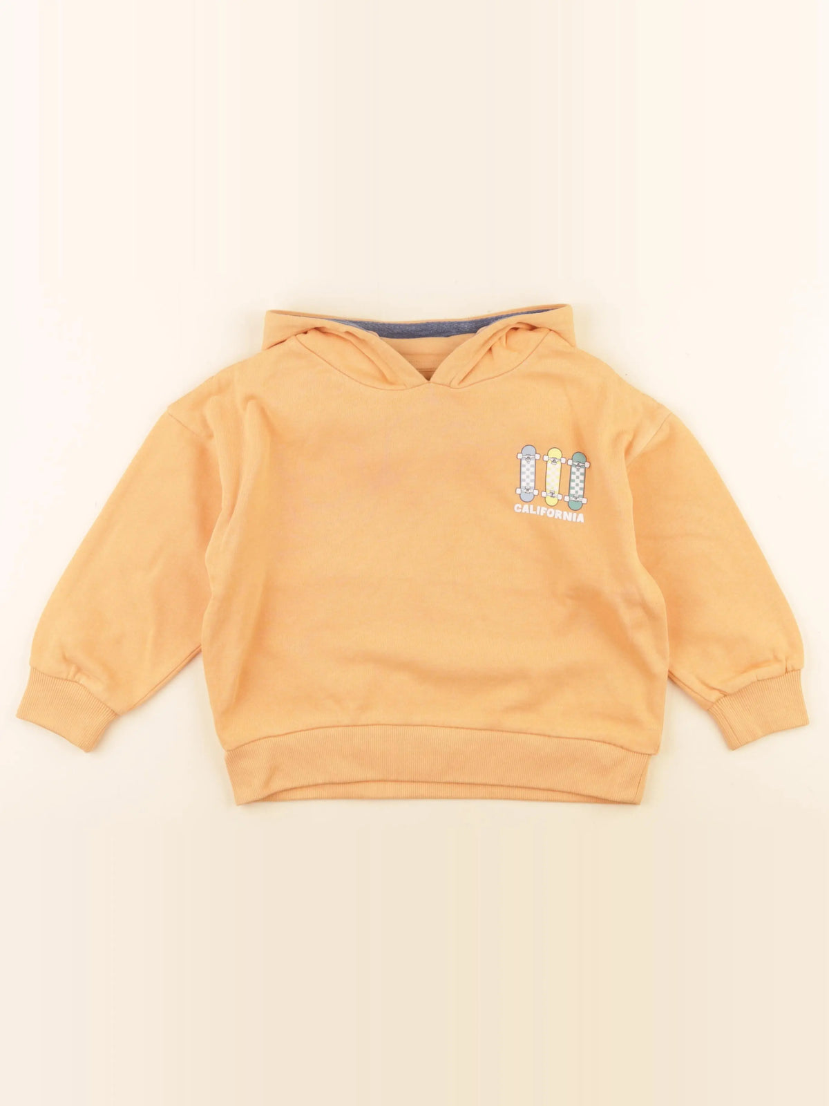 Vertbaudet - sweat orange - 5 ans