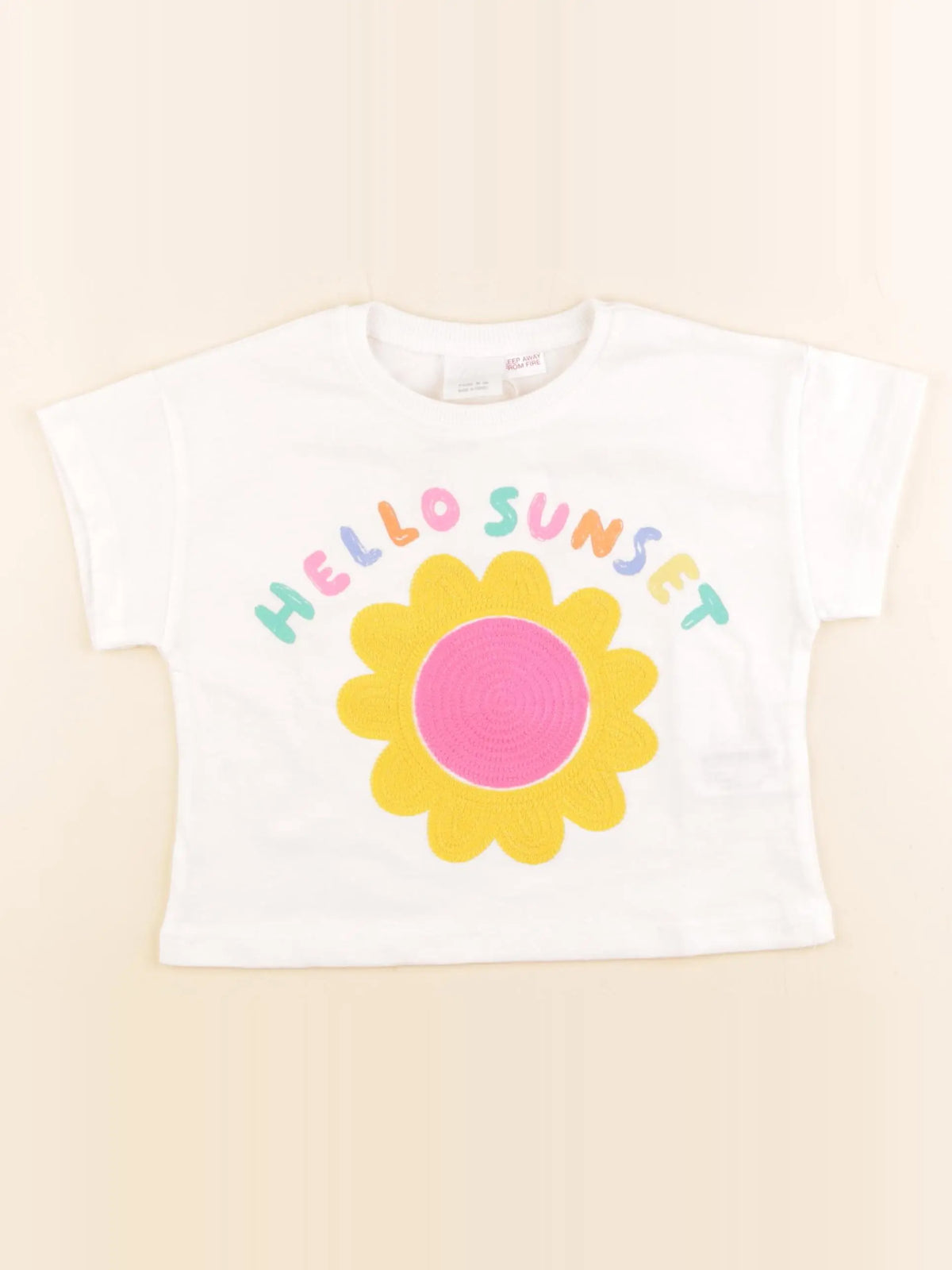 Zara - tee-shirt multicolore - 3 ans