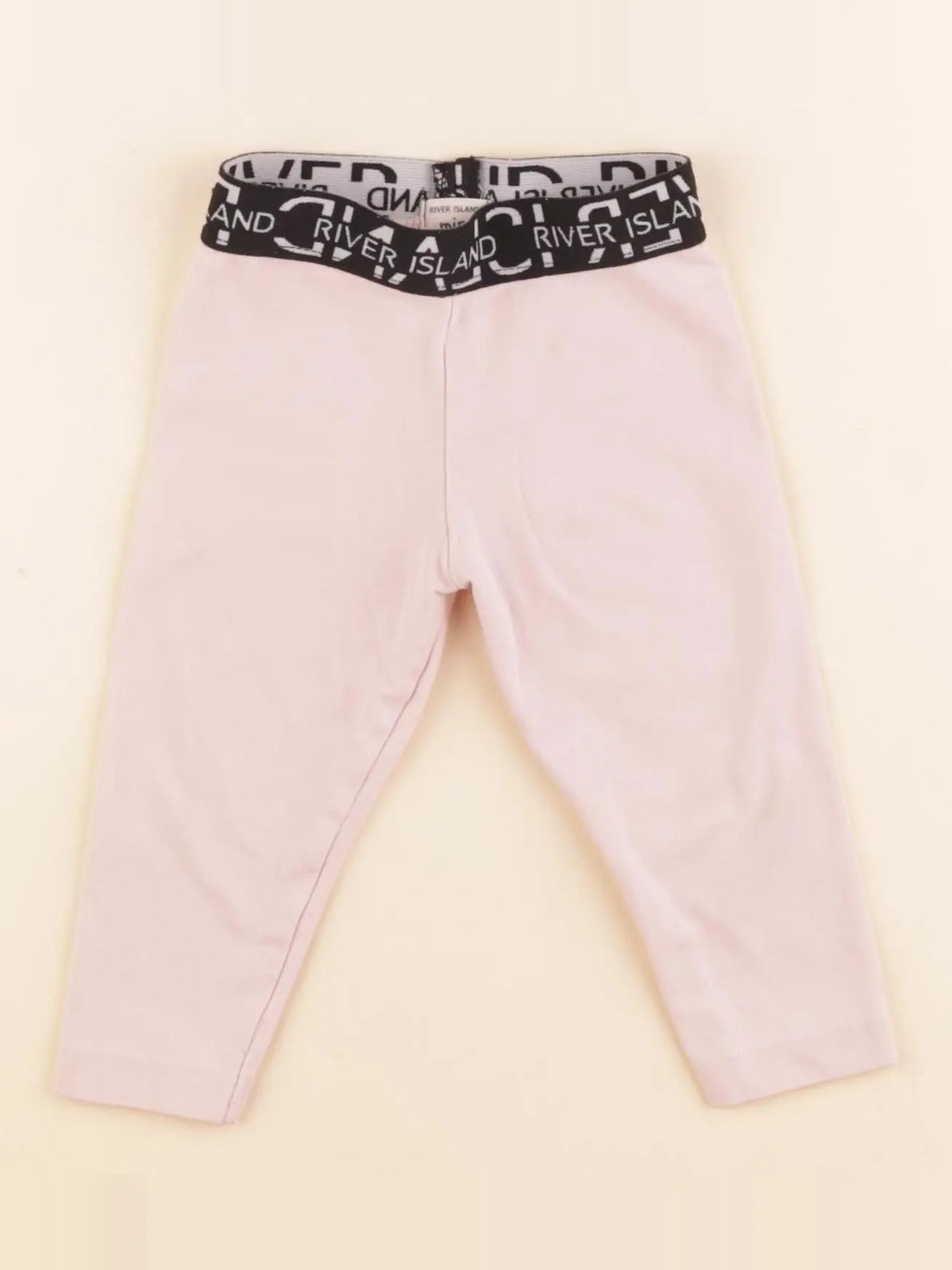 River Island - legging rose - 6/9 mois