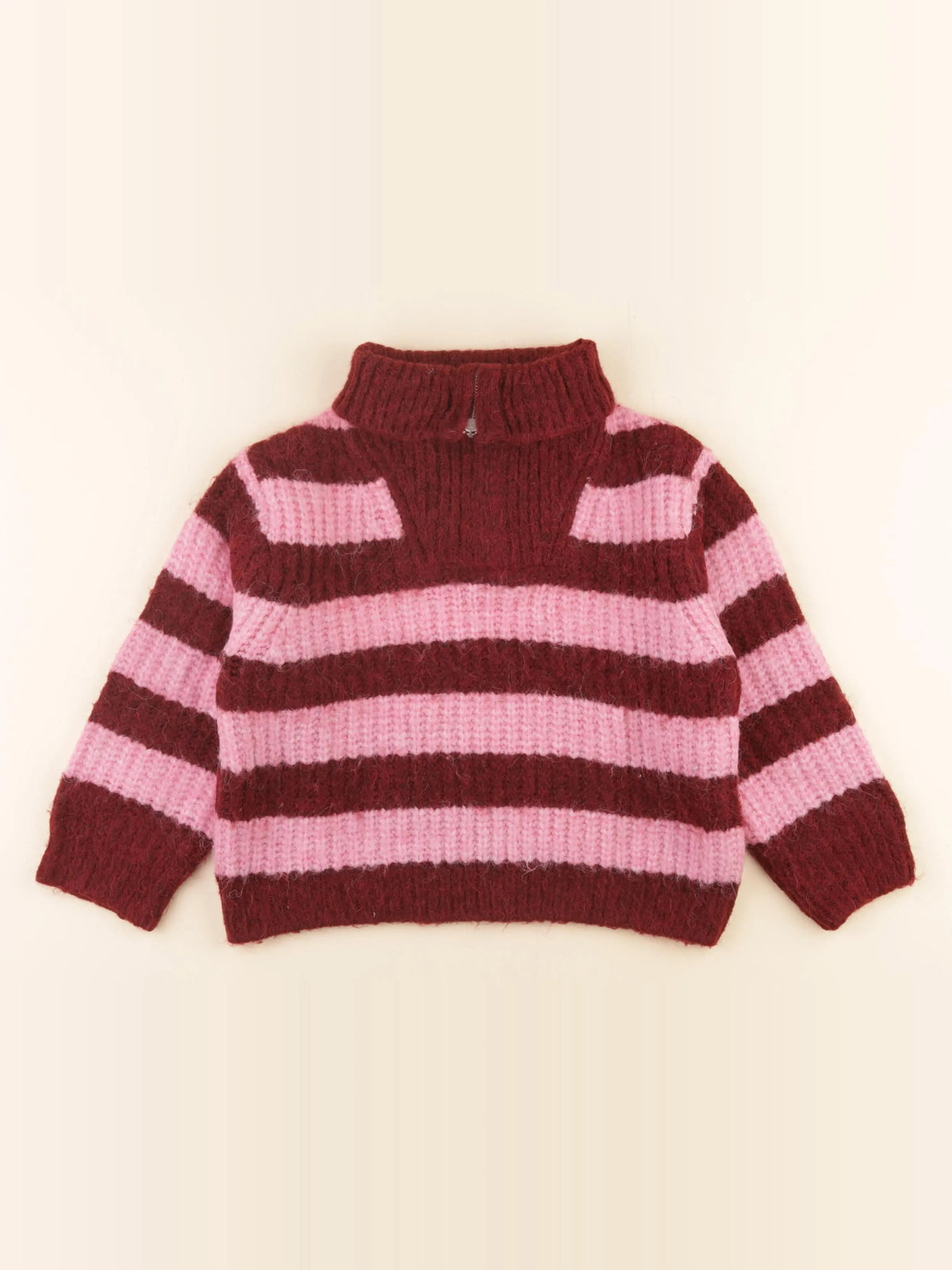 Zara - pull rose - 8/9 ans