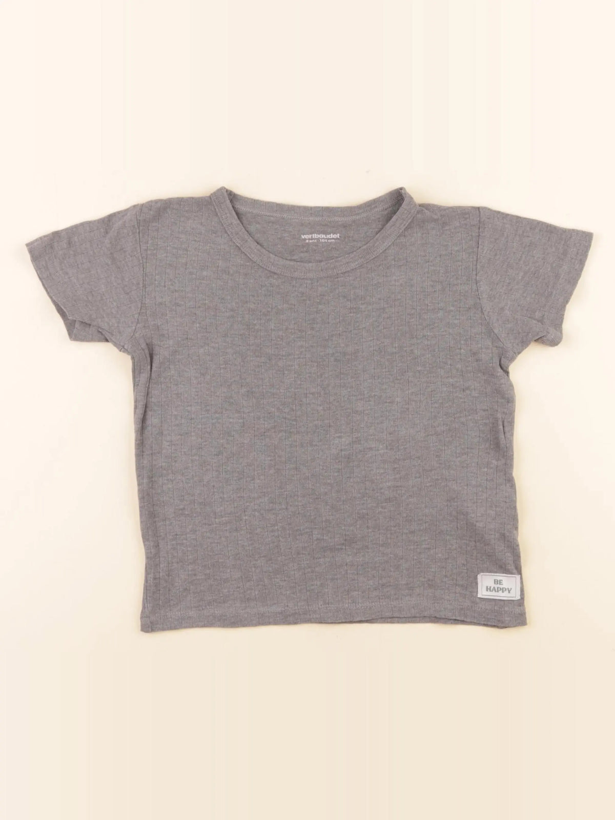 Vertbaudet - maillot de corps gris - 4 ans