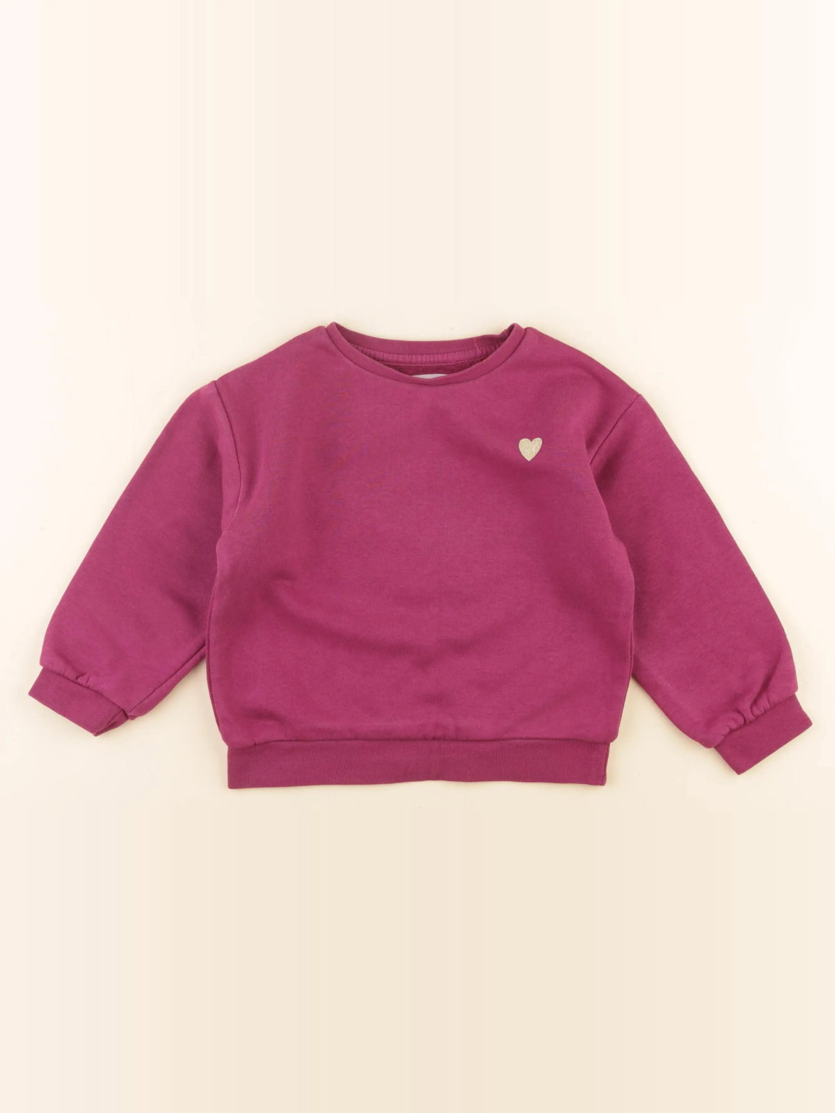 Vertbaudet - sweat rose - 5 ans