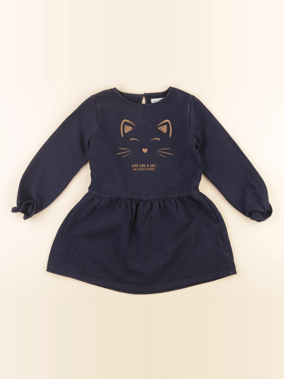 Vertbaudet - robe bleu - 5 ans