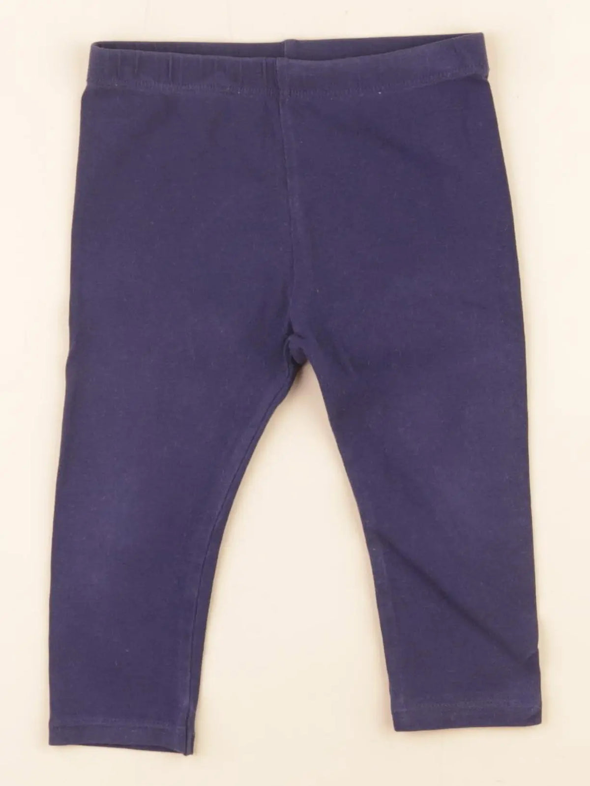 Vertbaudet - legging bleu - 12 mois