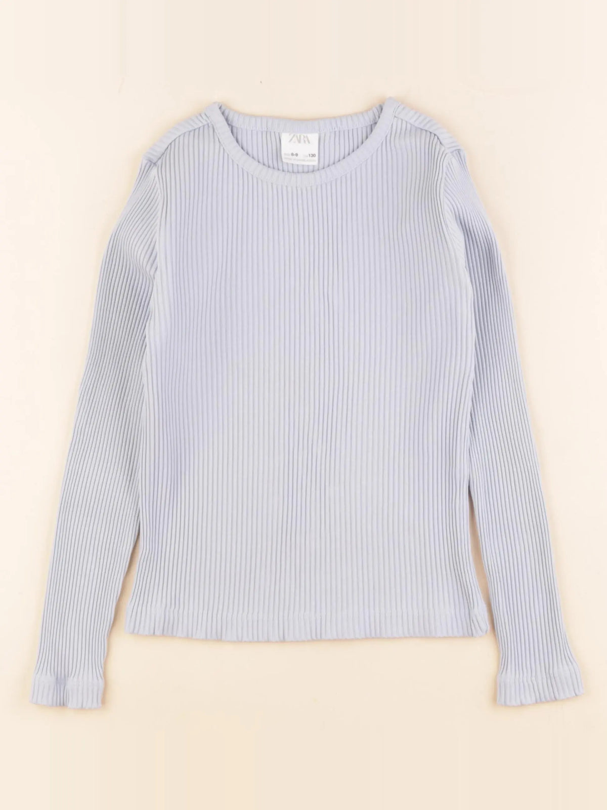 Zara - tee-shirt bleu - 8/9 ans