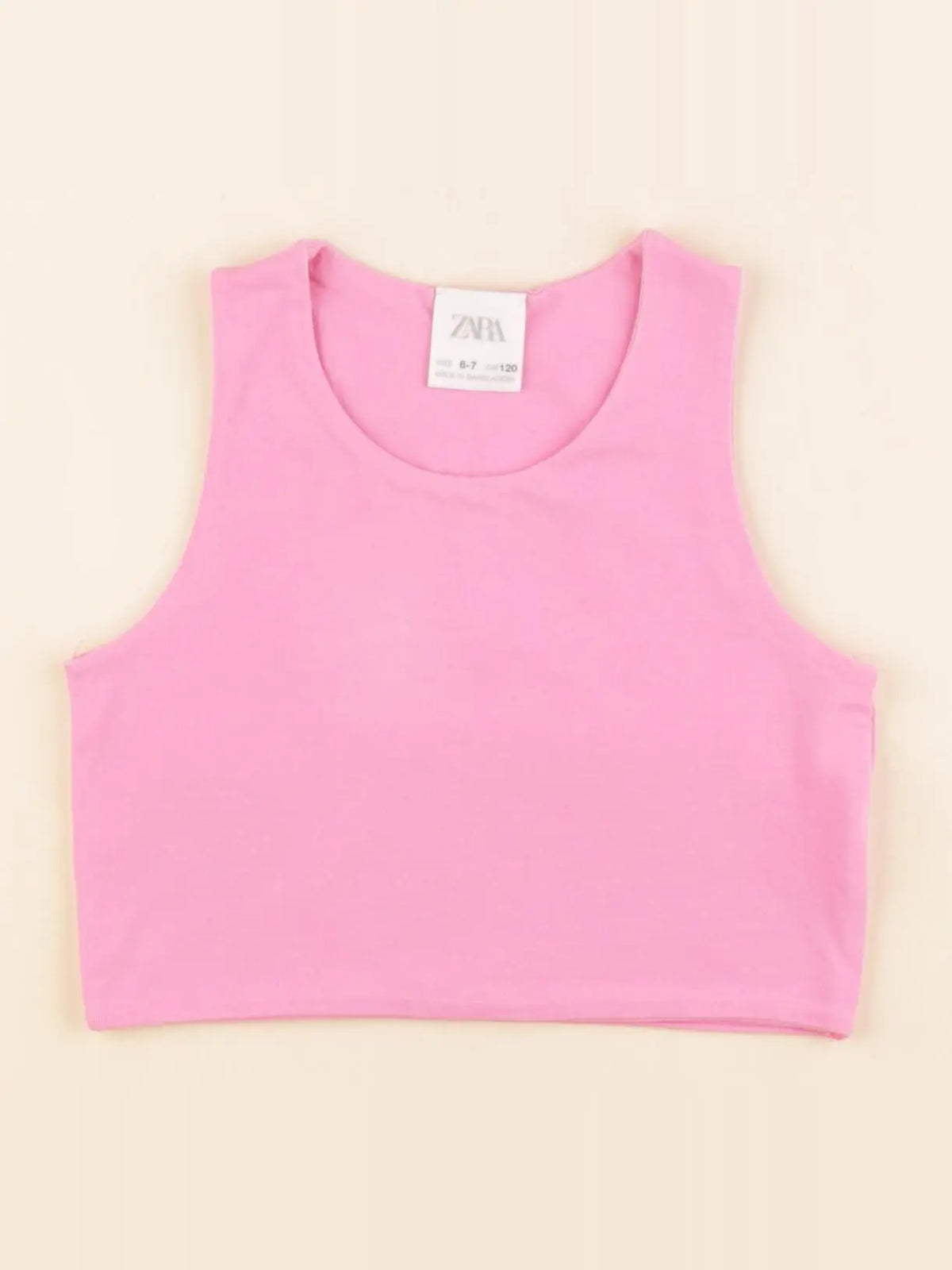 H&M - débardeur rose - 6/7 ans