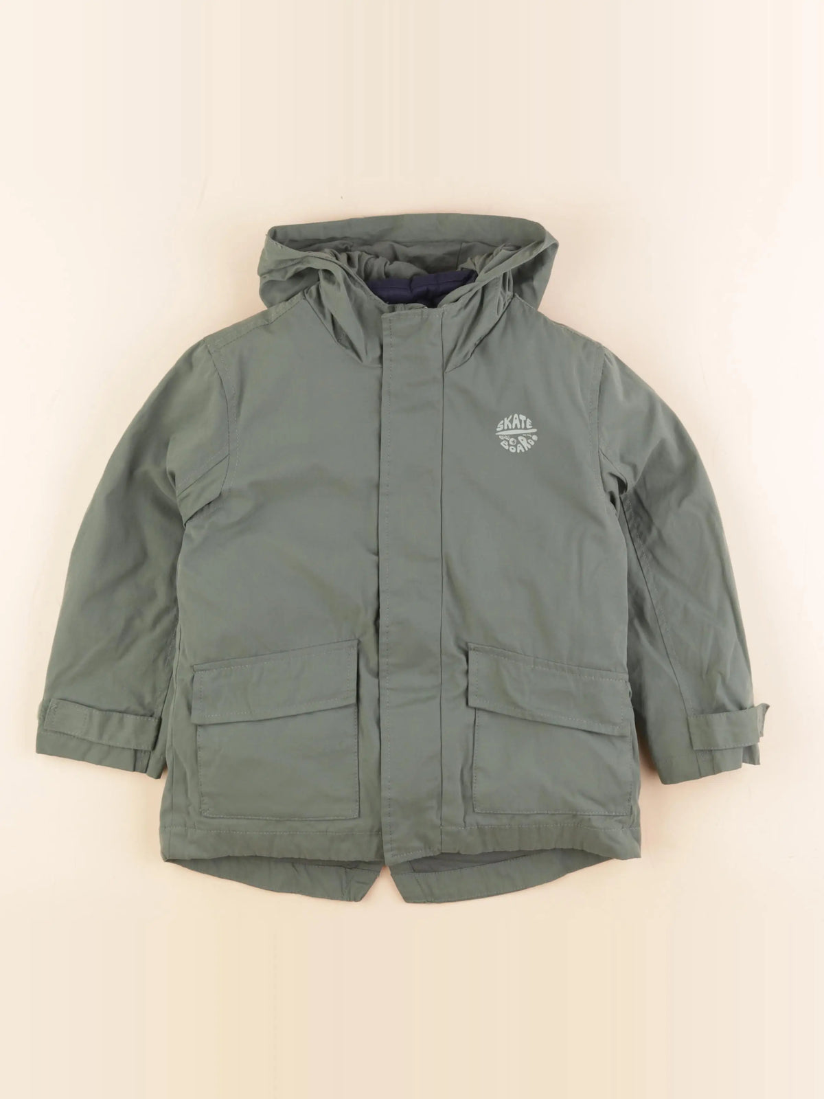 Vertbaudet - parka vert - 5 ans