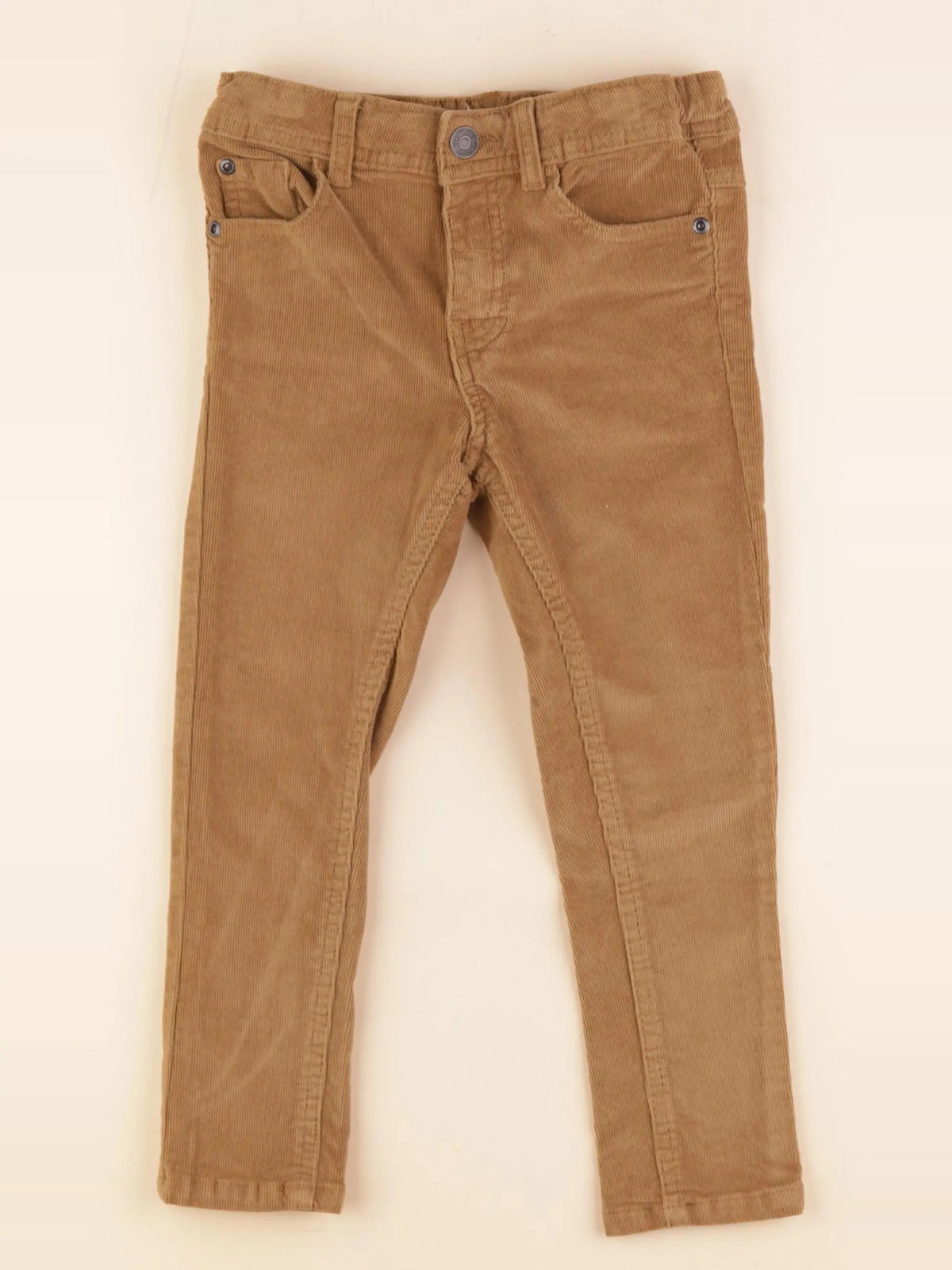 Vertbaudet - pantalon marron - 4 ans