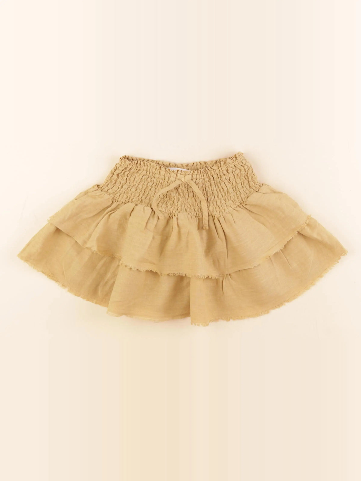 Zara - jupe short jaune - 8 ans