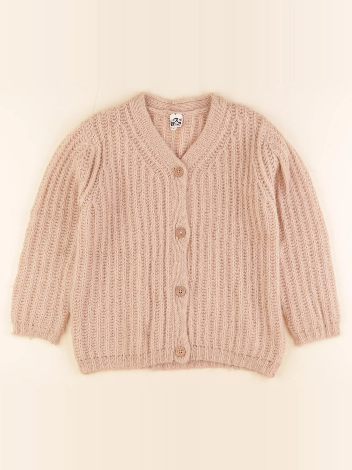 Bonton - gilet beige - 8 ans