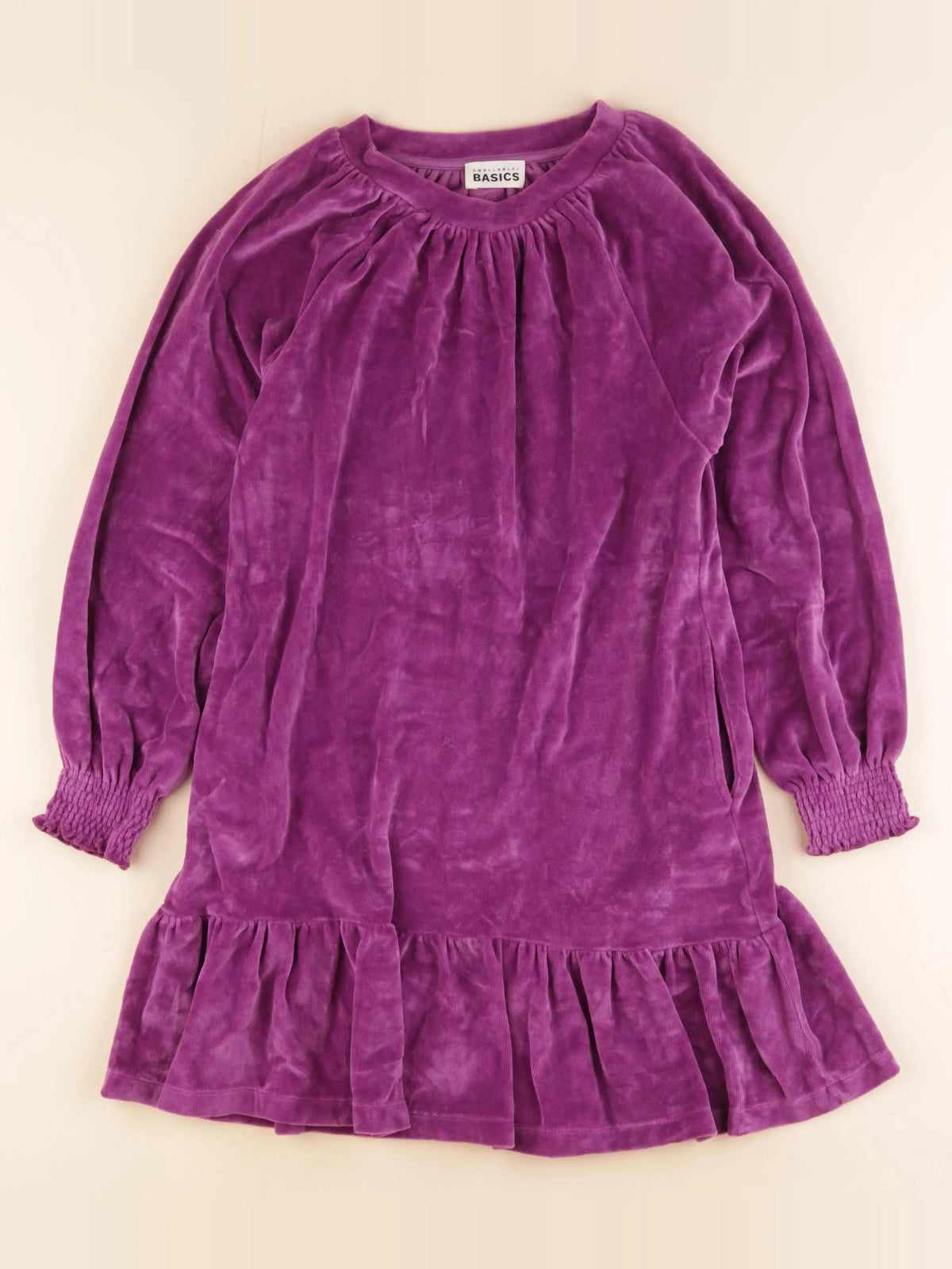 Smallable Basics - robe violet - 10 ans