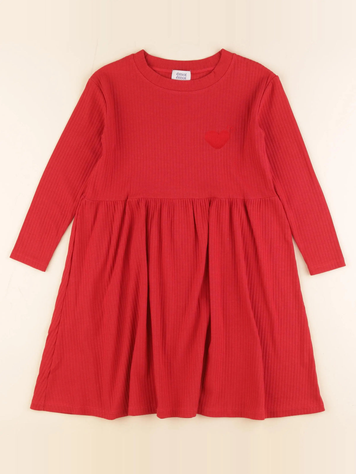 Emoi emoi - robe rouge - 8 ans