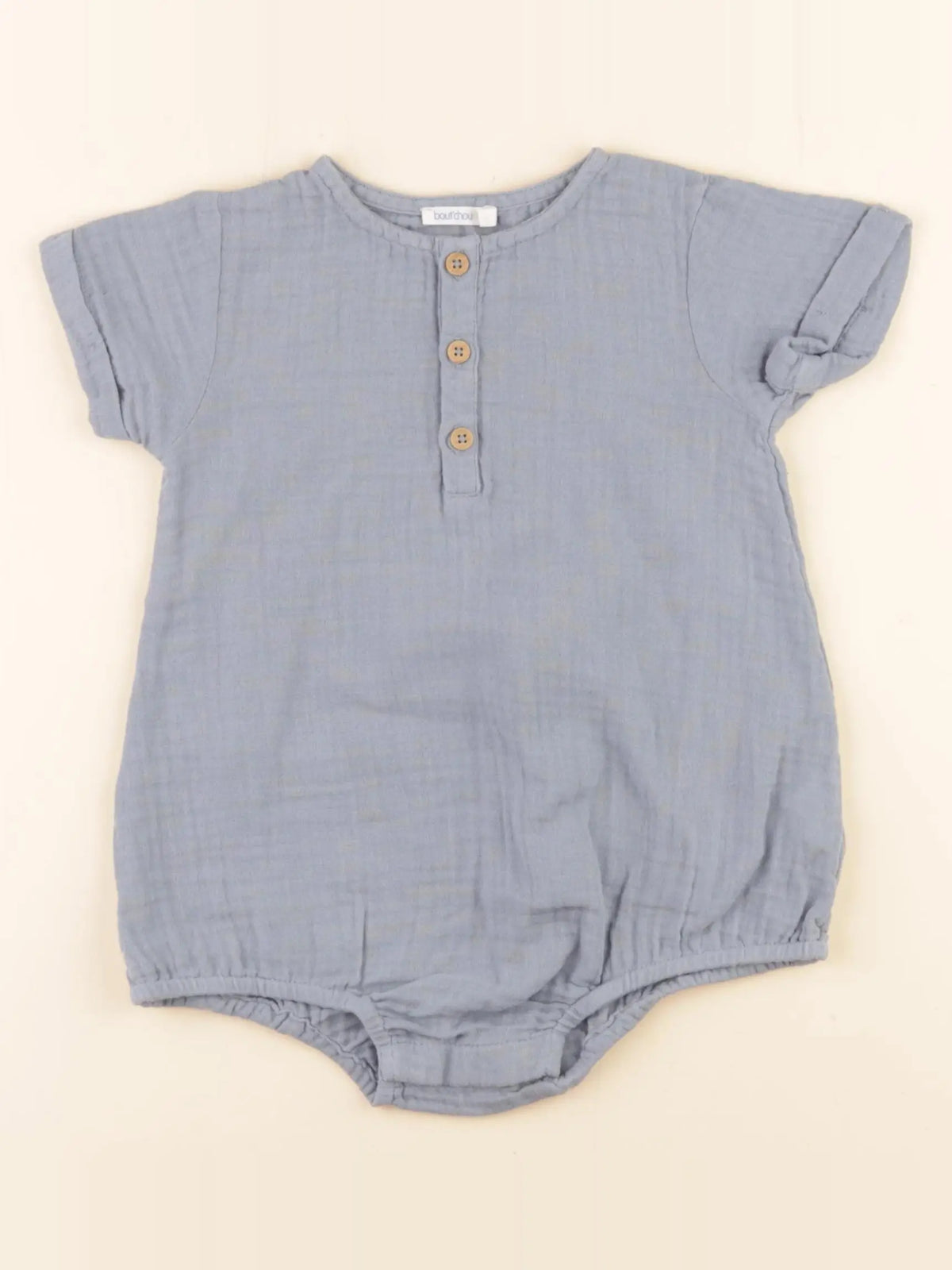 Boutchou - combinaison bleu - 12 mois