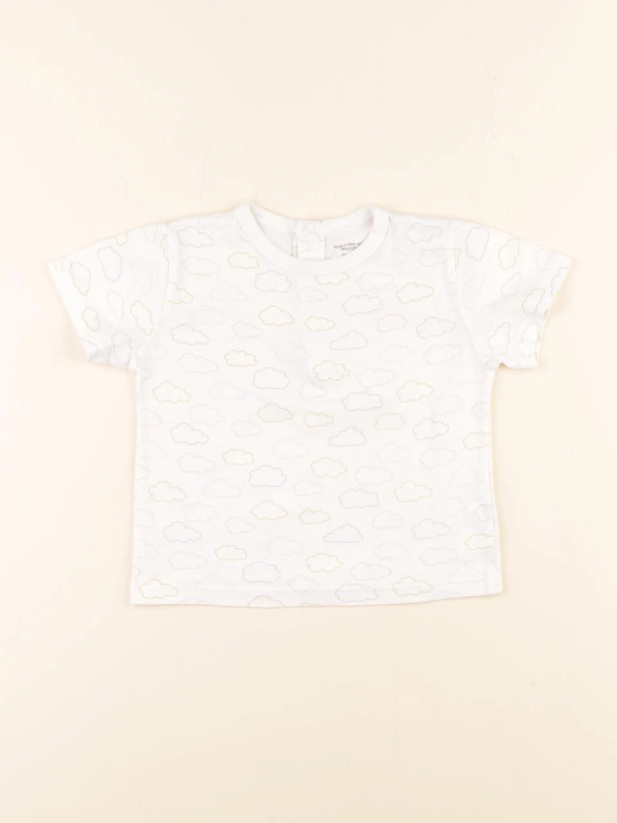 Boutchou - tee-shirt blanc - 12 mois