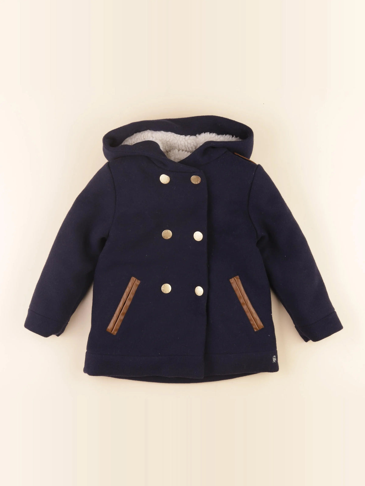Okaidi - manteau bleu - 4 ans