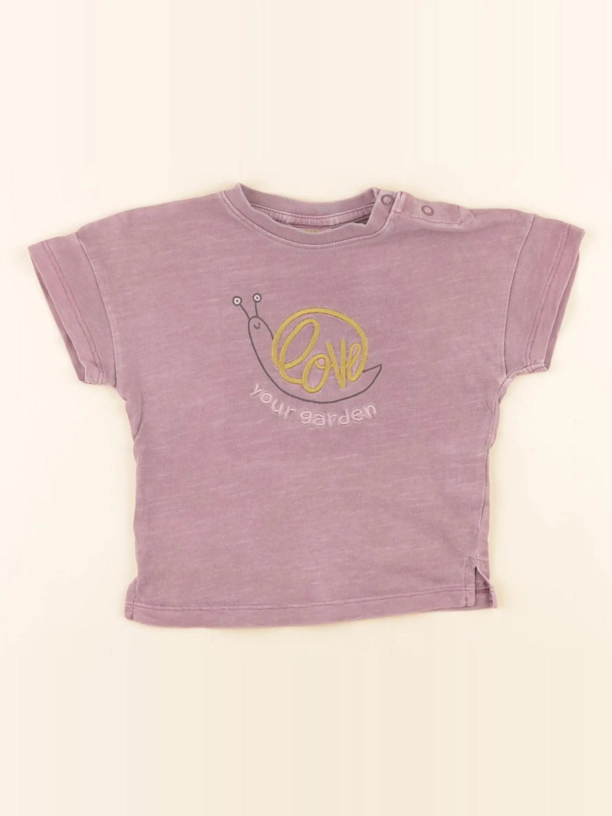 Tape à l'oeil - tee-shirt violet - 12 mois