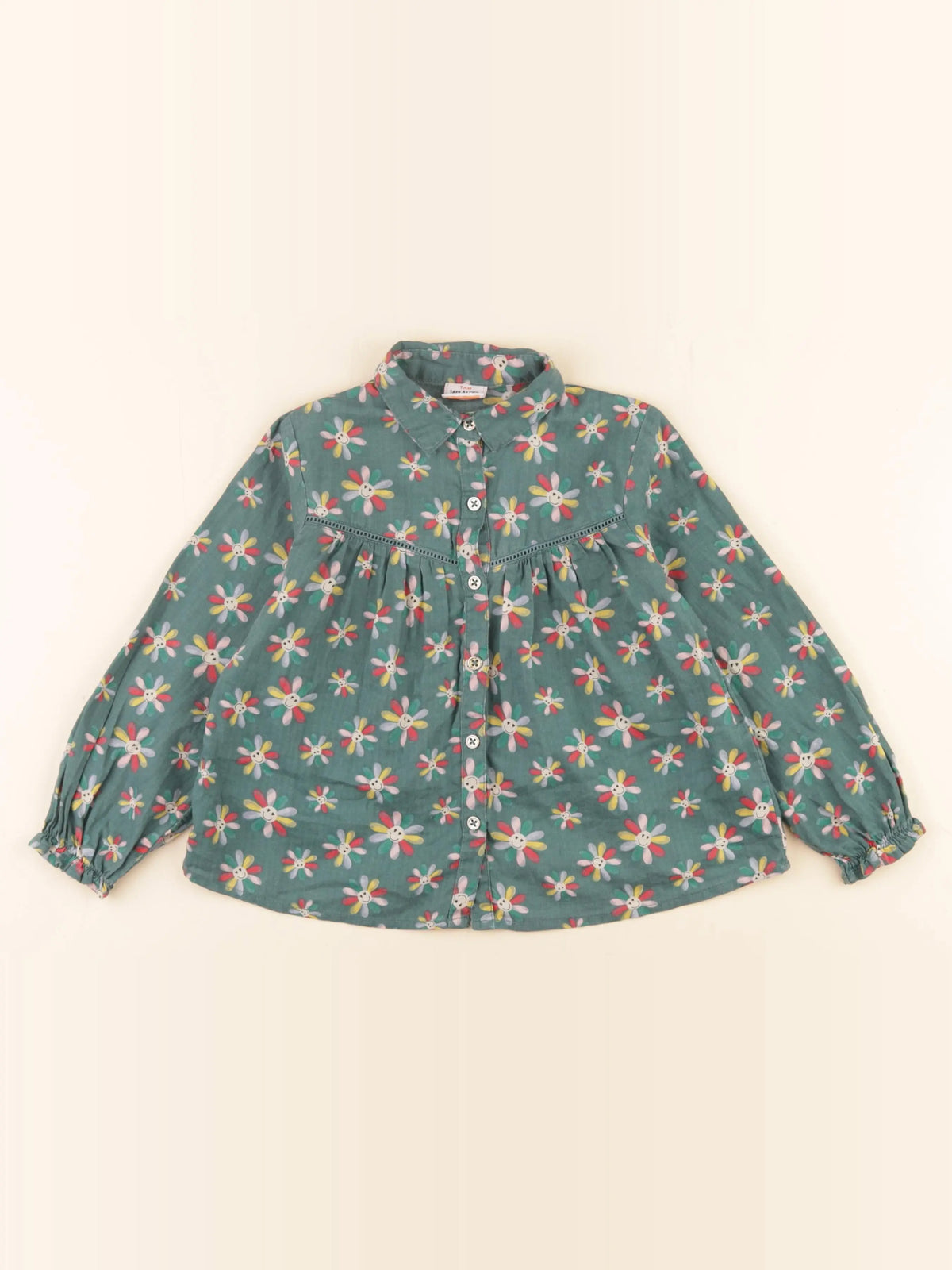 Tape à l'oeil - blouse vert - 4 ans