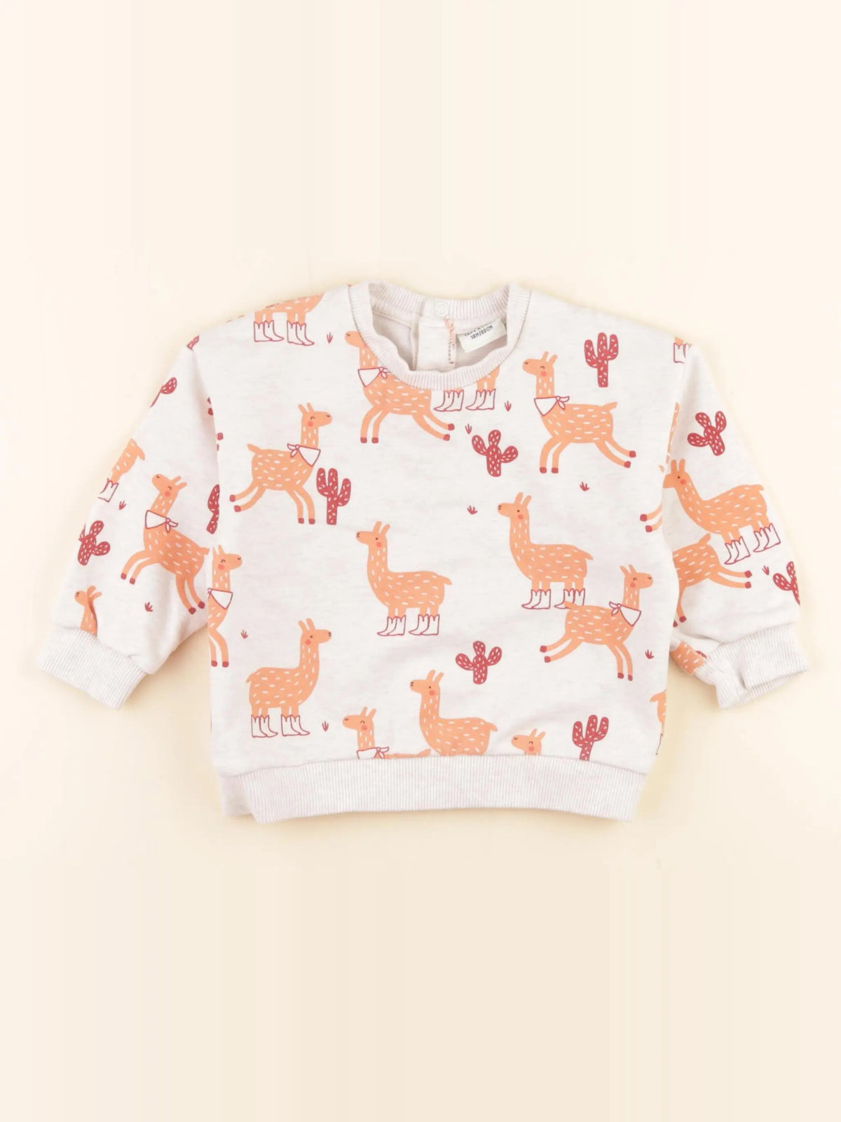 Tape à l'oeil - sweat gris, orange - 18 mois