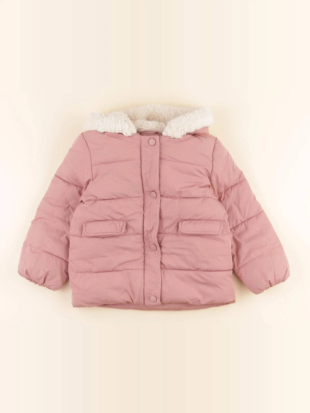 Cyrillus - doudoune rose - 4 ans