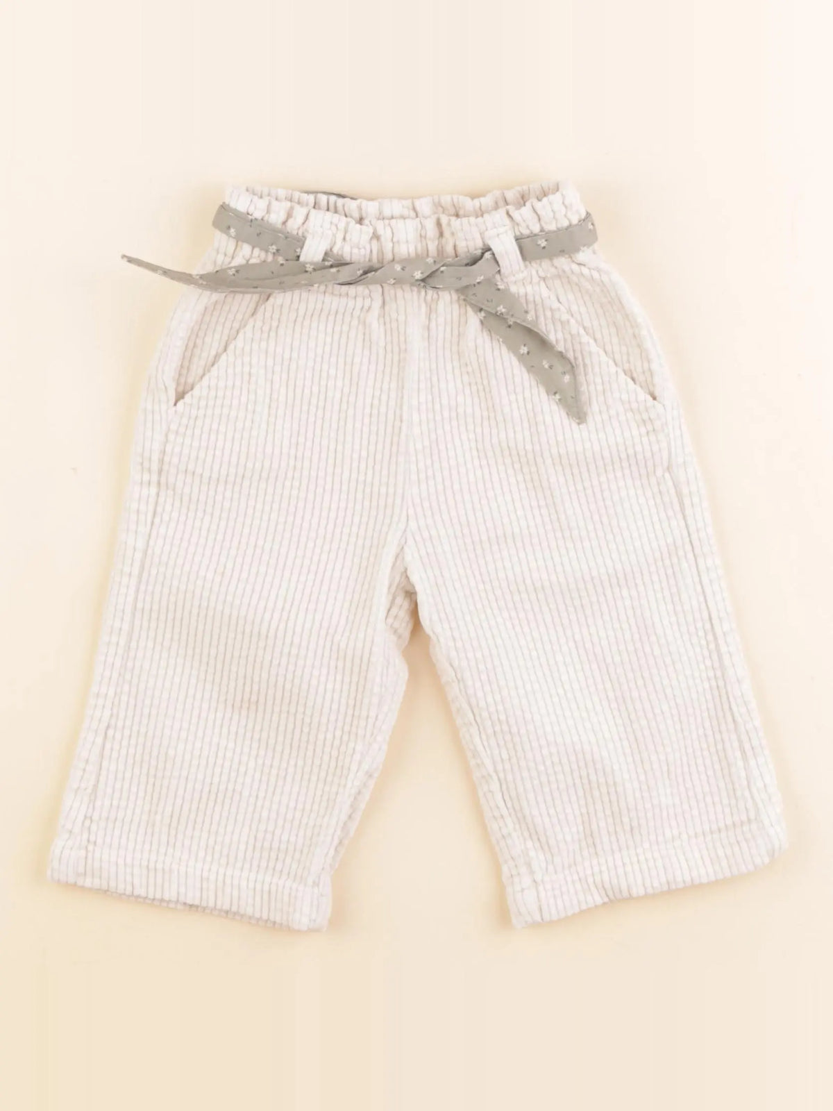 Vertbaudet - pantalon rose - 9 mois