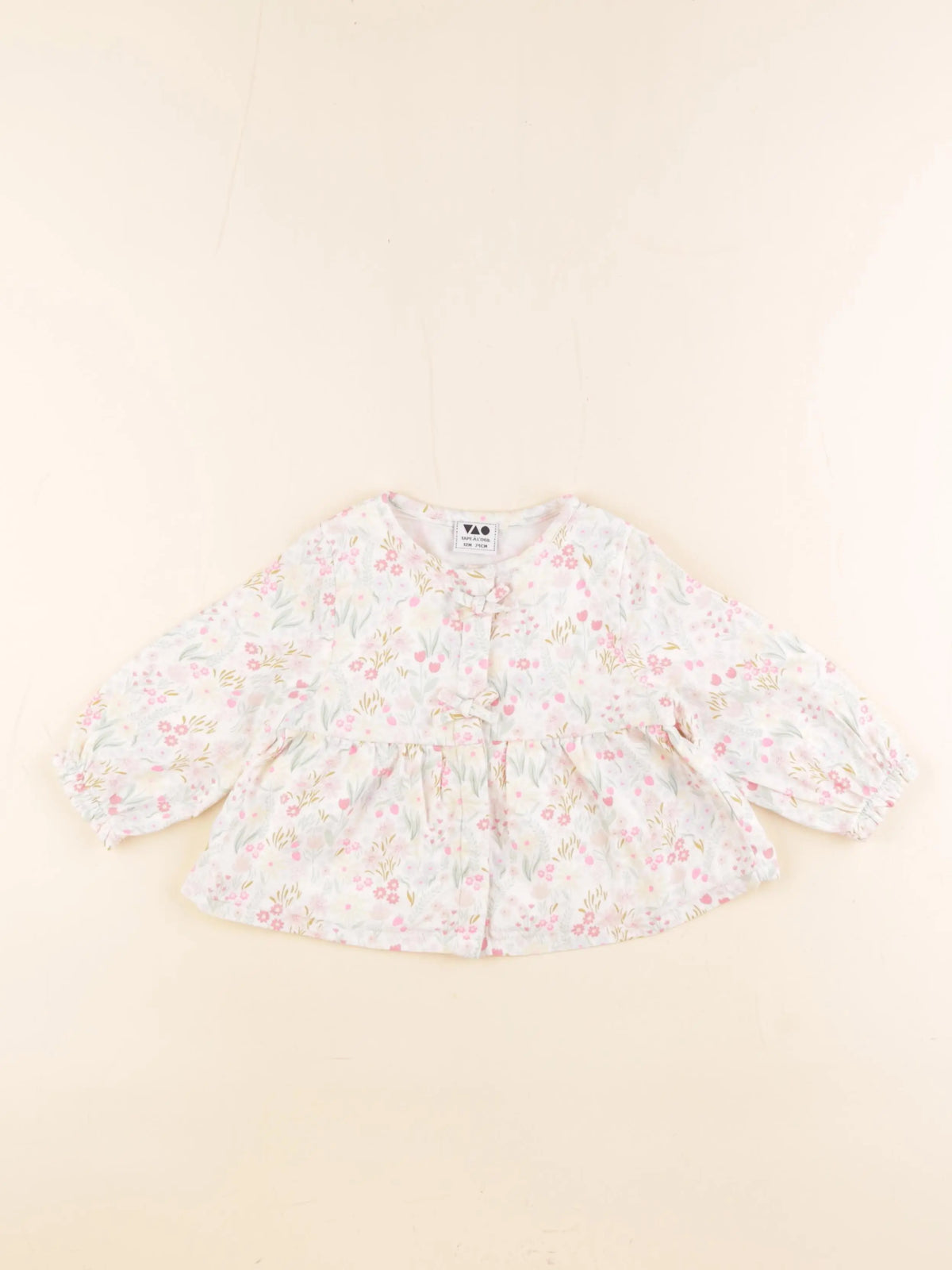 Tape à l'oeil - blouse multicolore - 12 mois