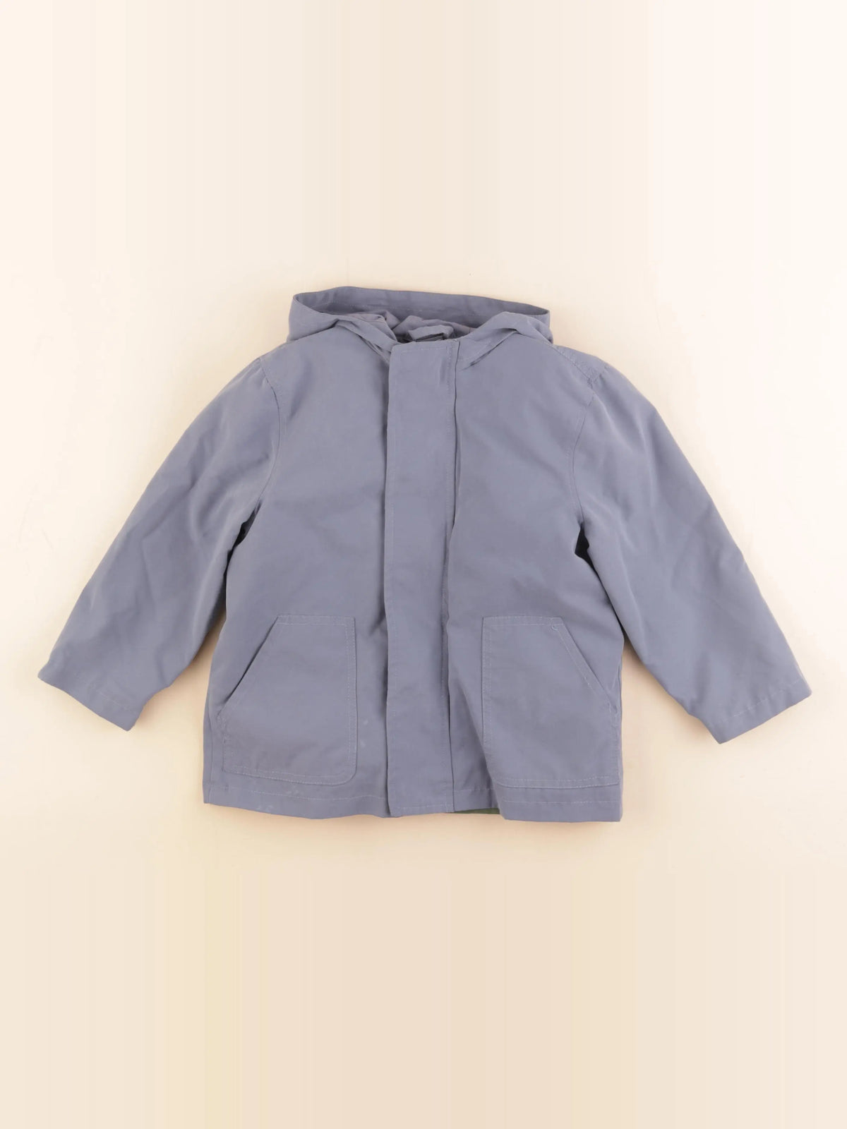 Vertbaudet - manteau doublure amovible bleu - 36 mois