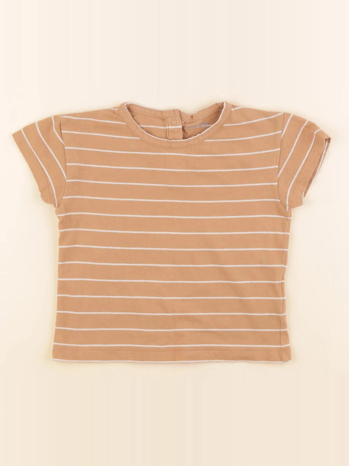 Vertbaudet - tee-shirt marron - 24 mois