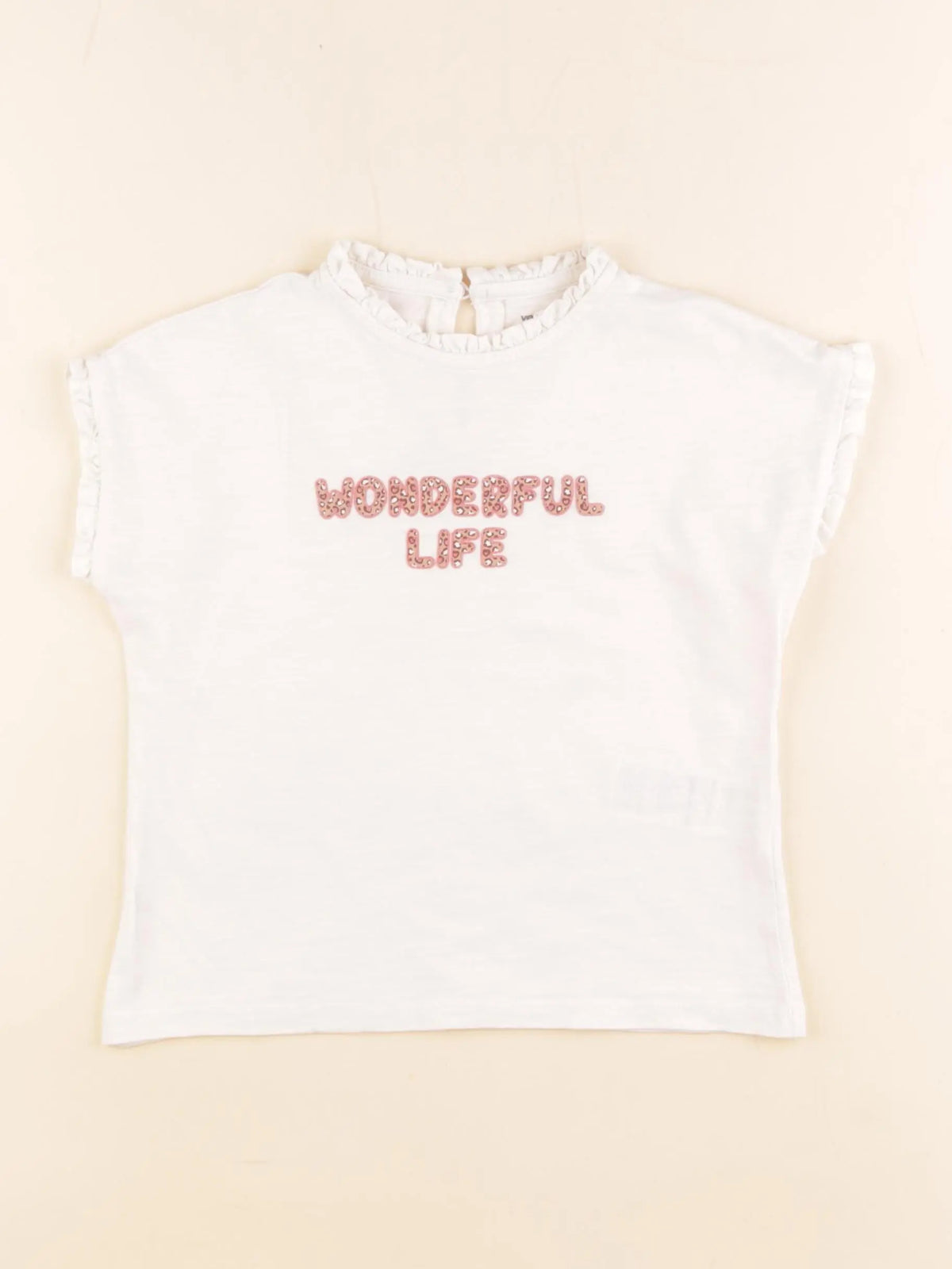 Vertbaudet - tee-shirt blanc - 5 ans