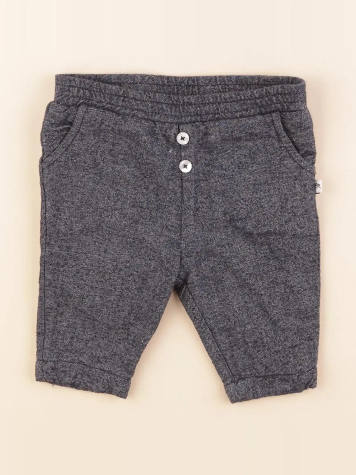 Cadet Rousselle - pantalon doublé bleu - 1 mois