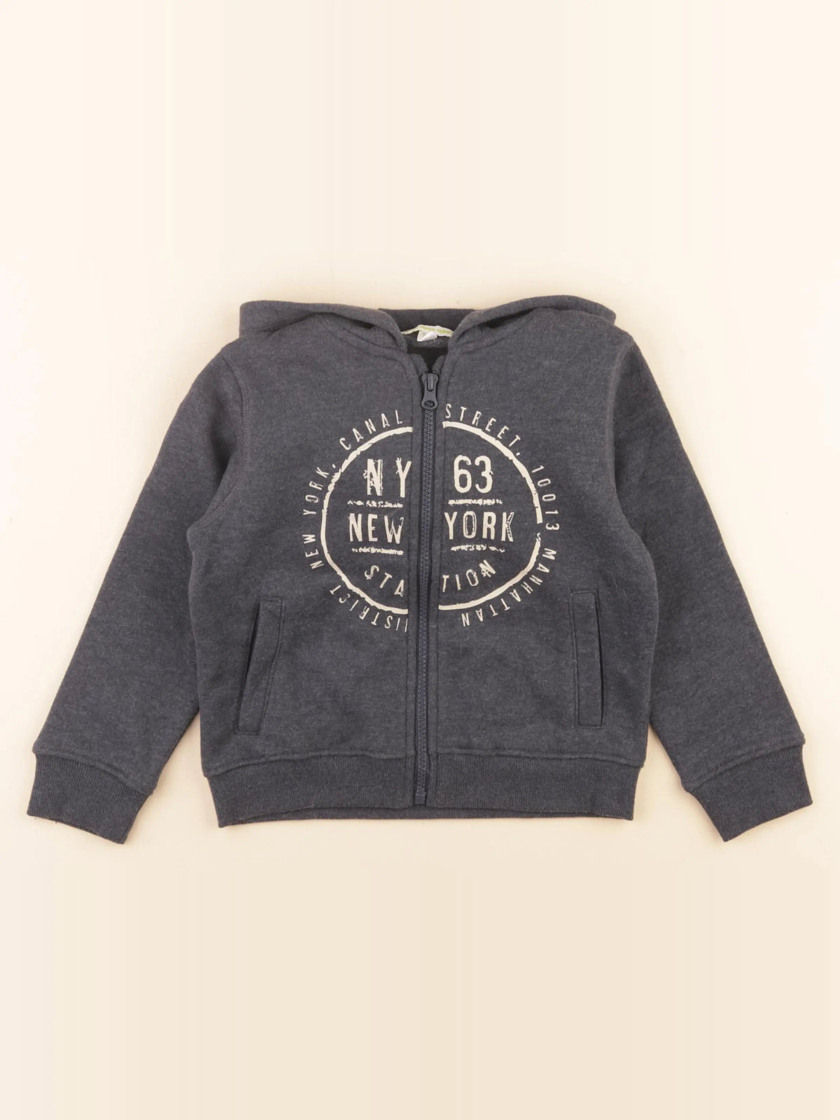 Vertbaudet - sweat gris - 5 ans