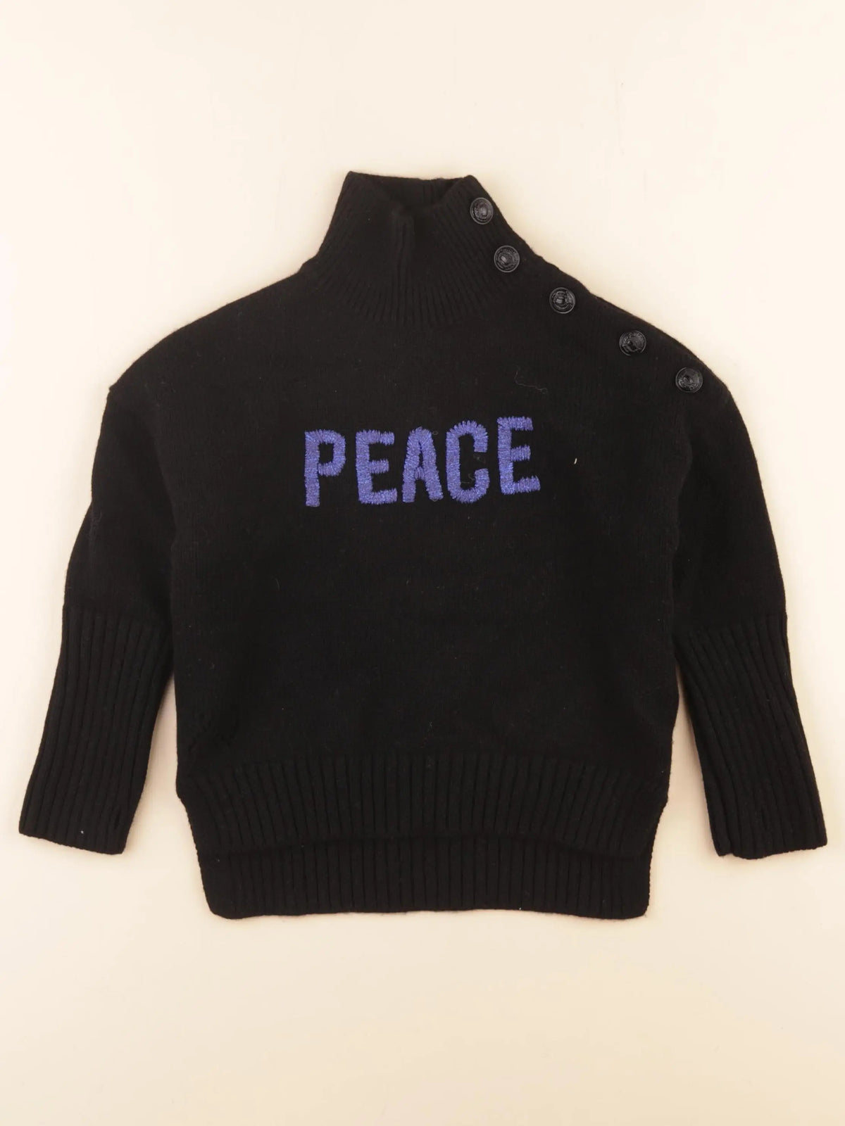 Zadig & Voltaire - pull noir - 6 ans