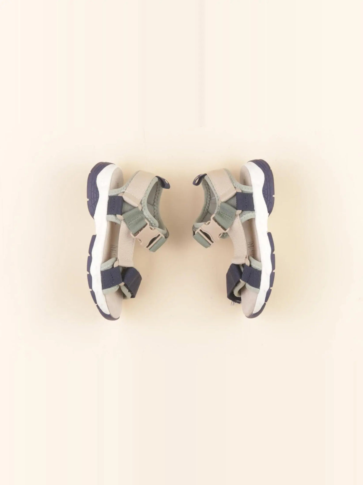 Okaidi - sandales beige, vert - pointure 25