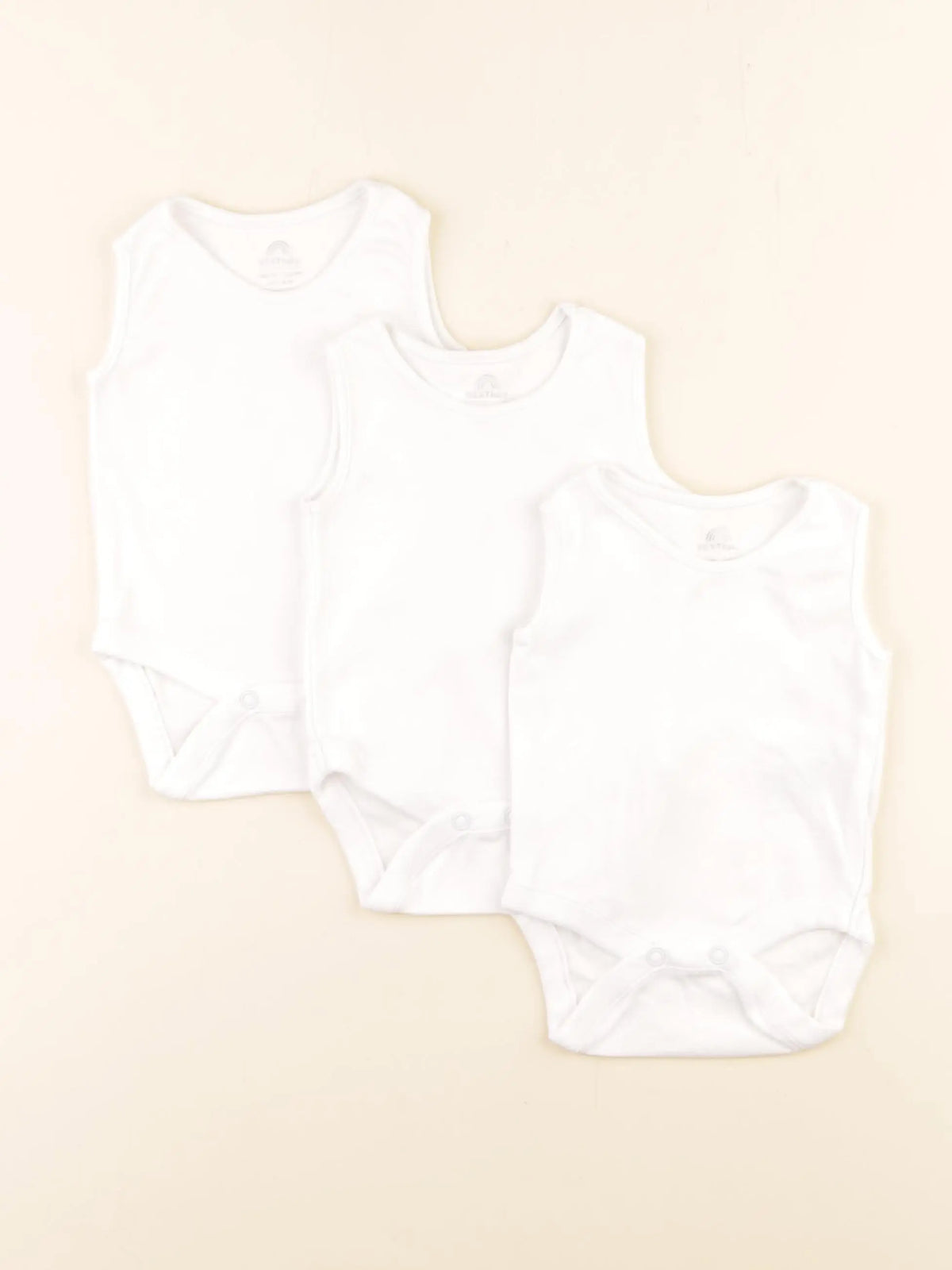 Next - lot de 3 bodies en coton blanc - 1 mois