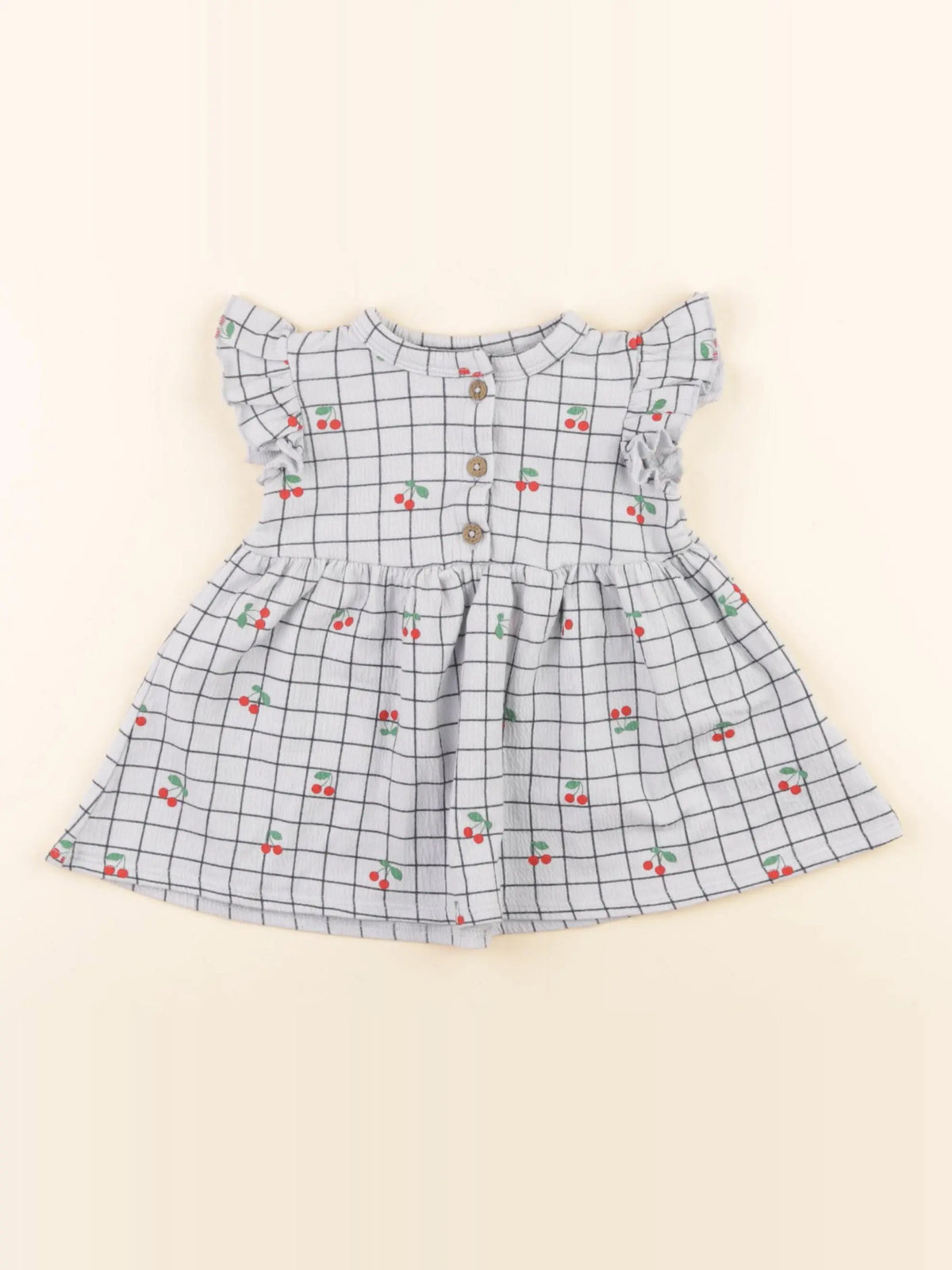 Next - robe bleu, rouge - 3 mois