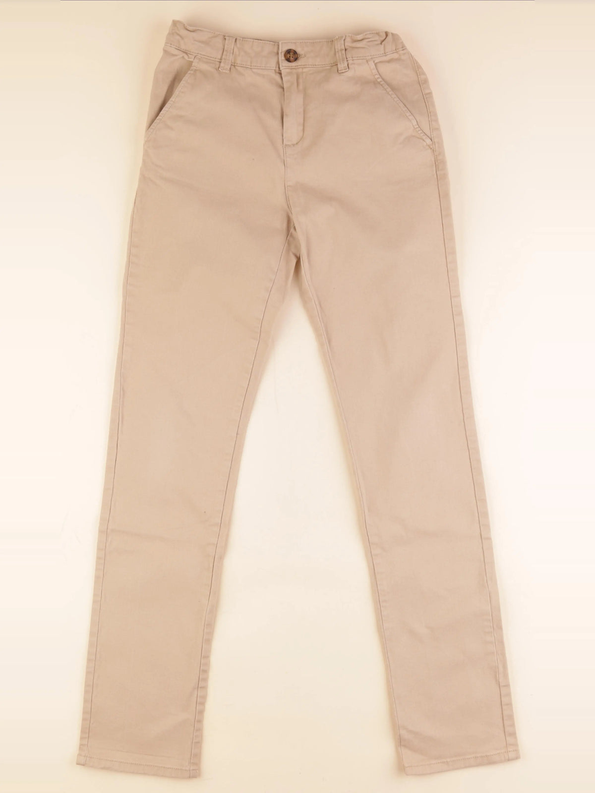 Monoprix - pantalon beige - 14 ans