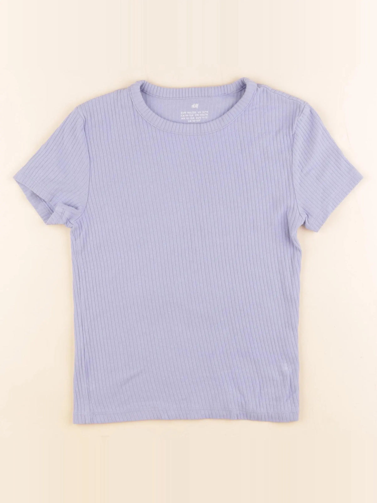 H&M - tee-shirt bleu - 10/12 ans