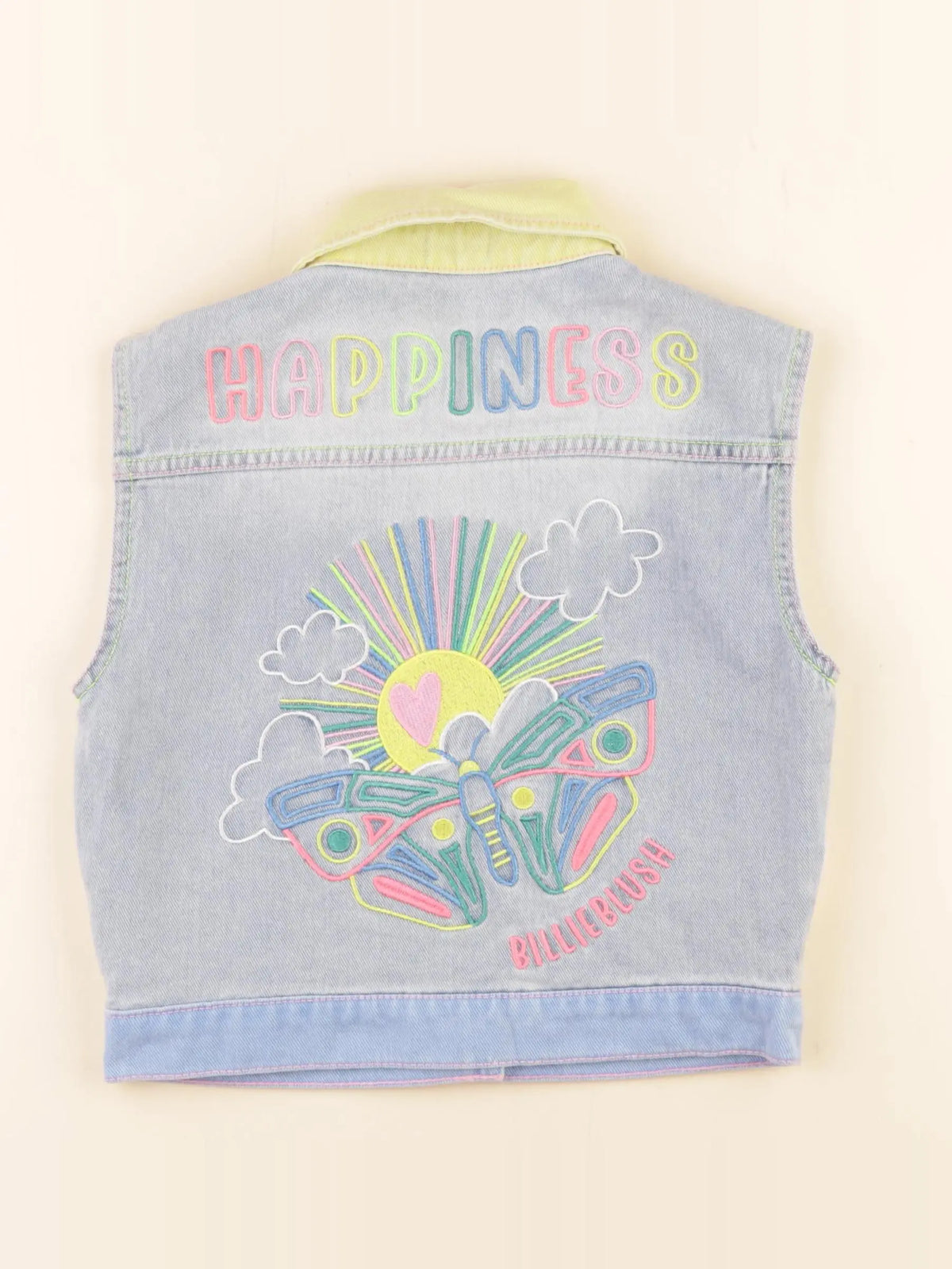 Billie Blush - veste sans manches bleu - 6 ans
