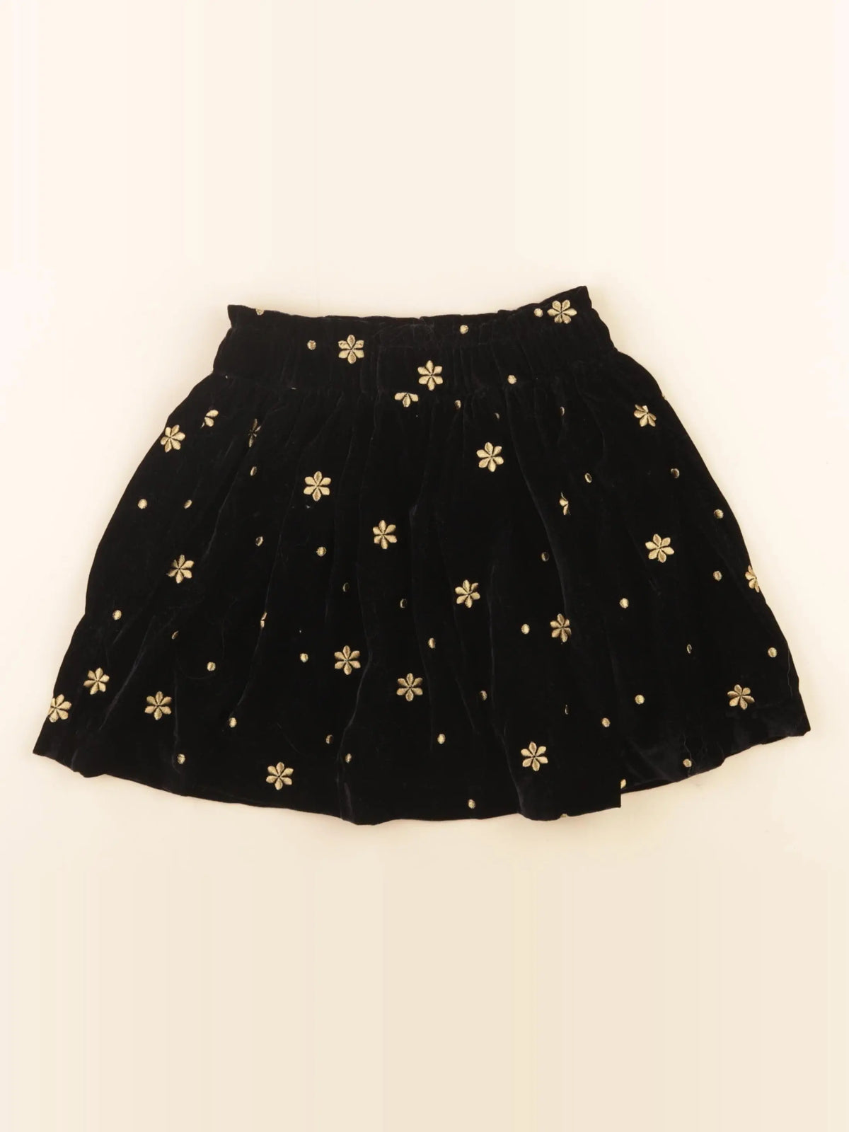 Petit Sézane  - jupe noir, or - 6 ans
