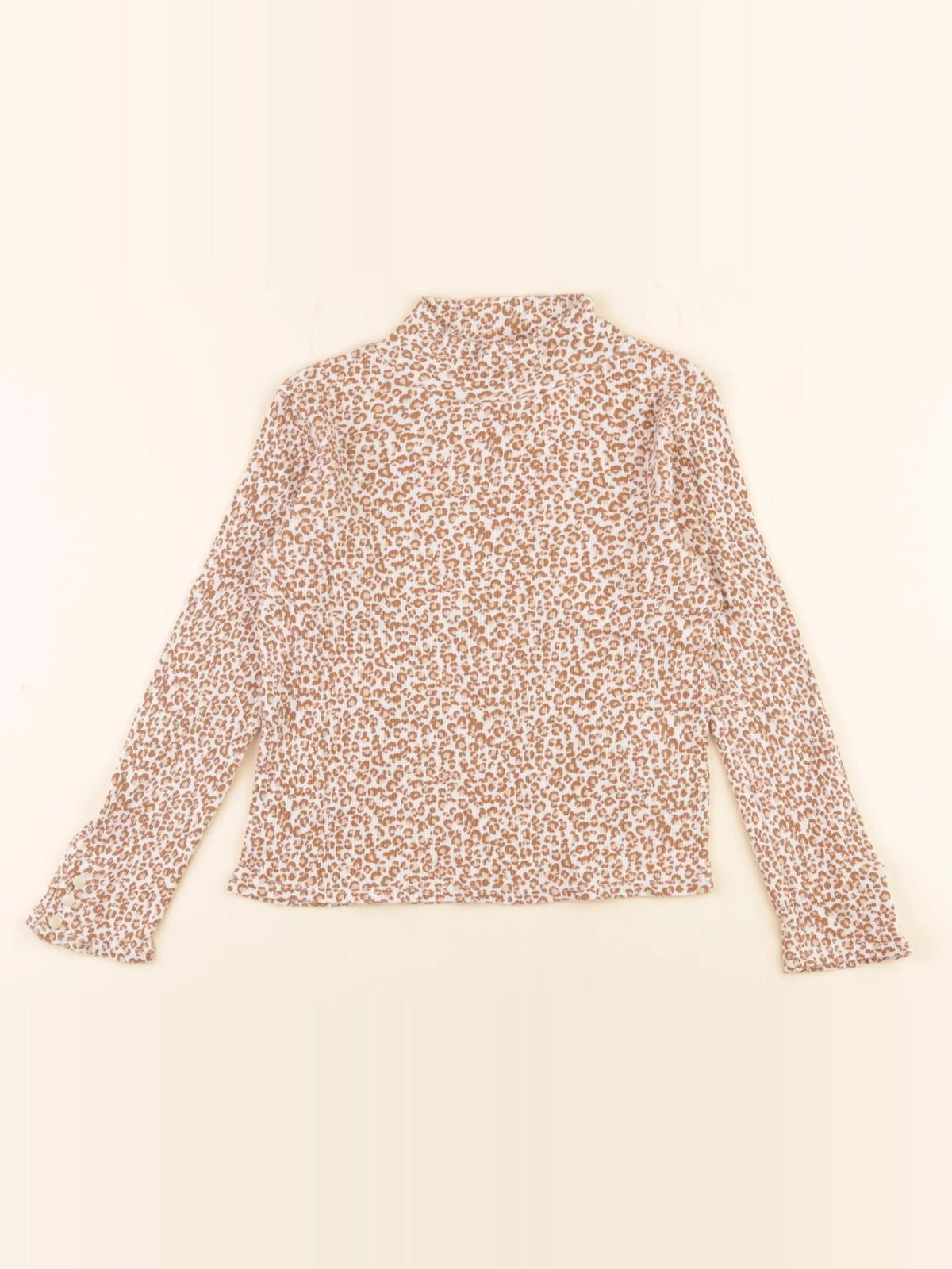 Petit Sézane  - sous-pull beige, marron - 6 ans
