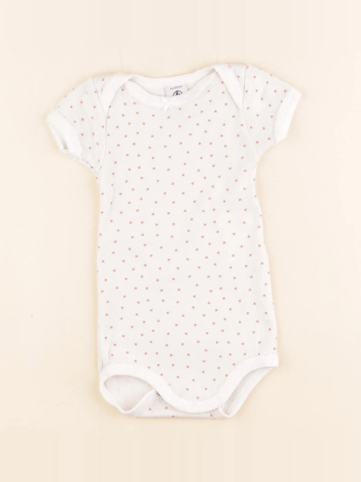 Petit Bateau - body blanc - 6 mois