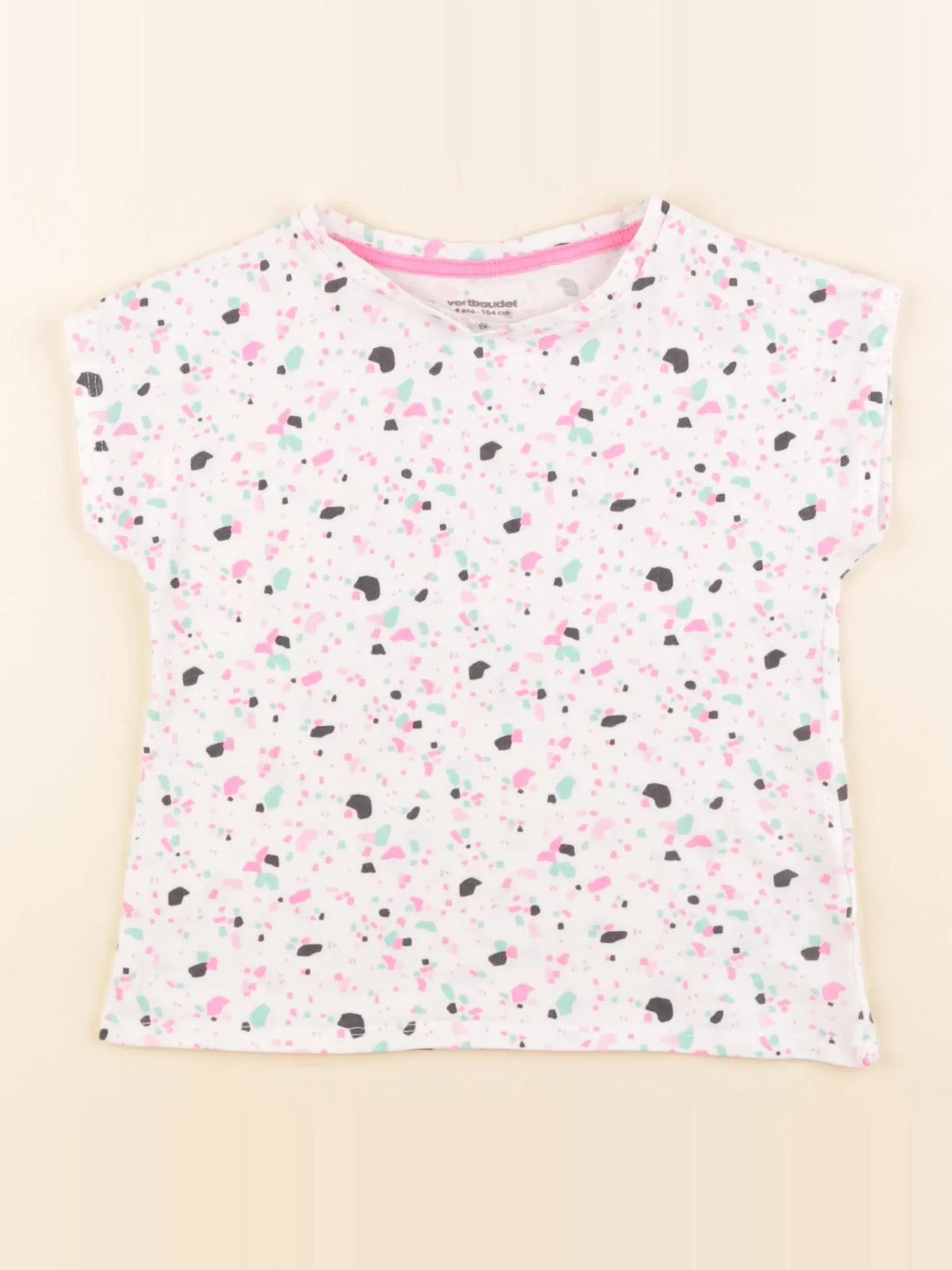 Vertbaudet - tee-shirt multicolore - 4 ans