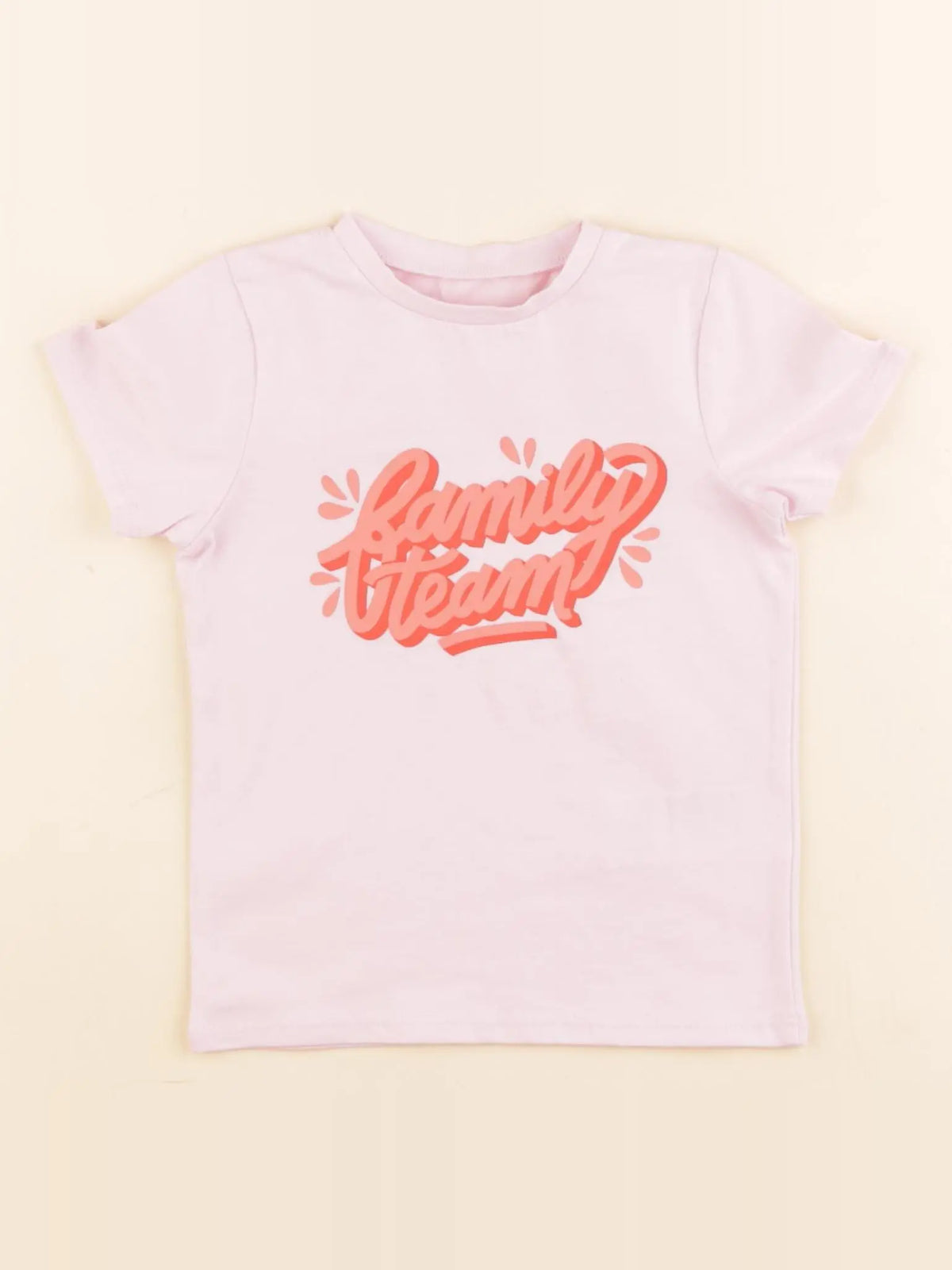 Vertbaudet - tee-shirt rose - 9 mois