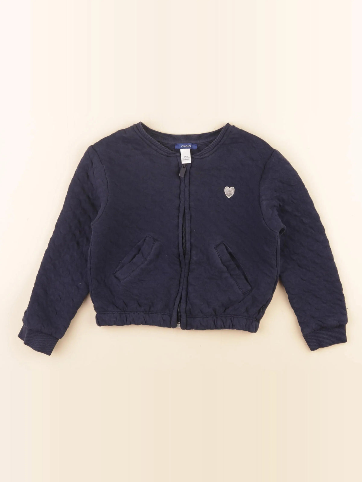 Okaidi - sweat bleu - 6 ans