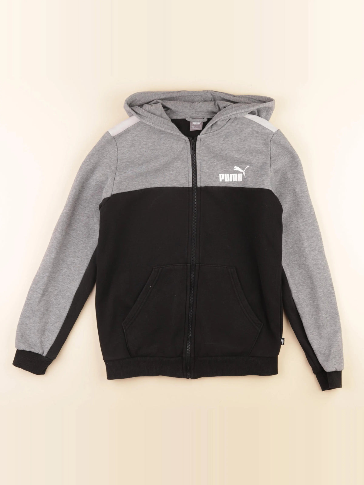Puma - sweat noir, gris - 13/14 ans
