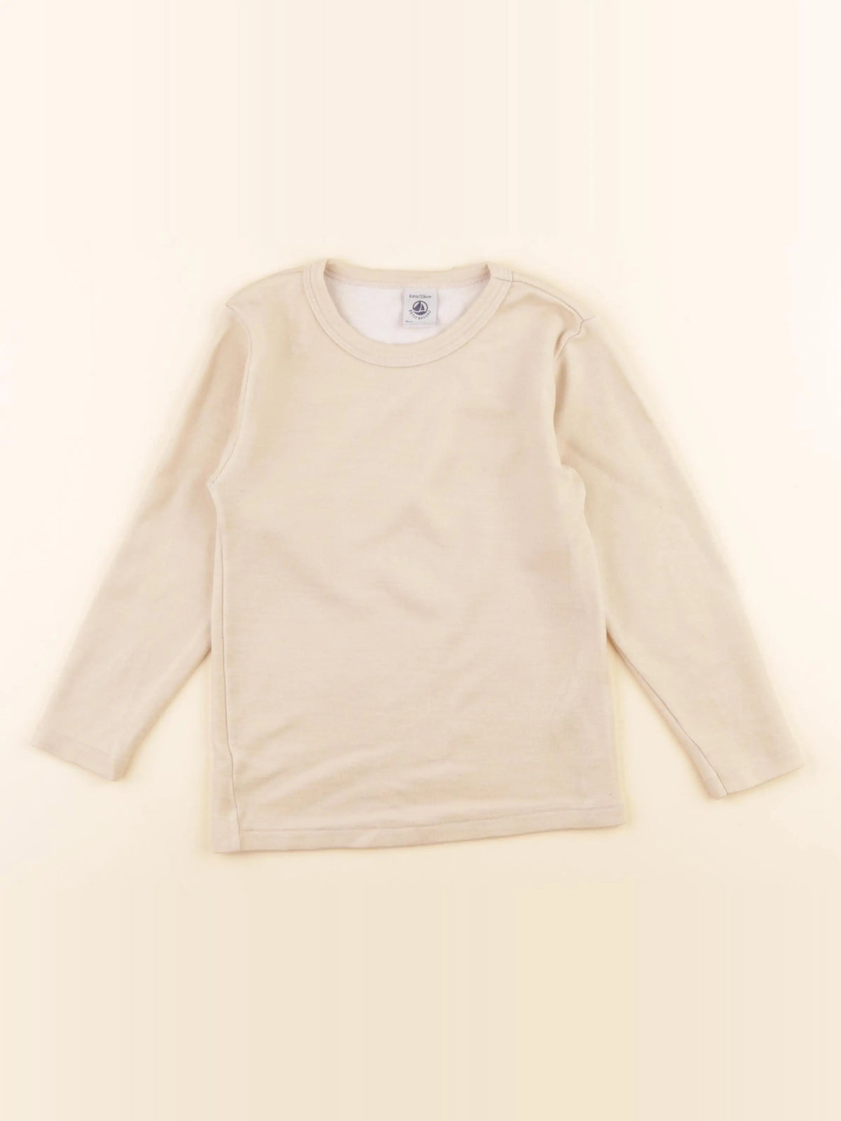 Petit Bateau - maillot de corps beige - 6 ans